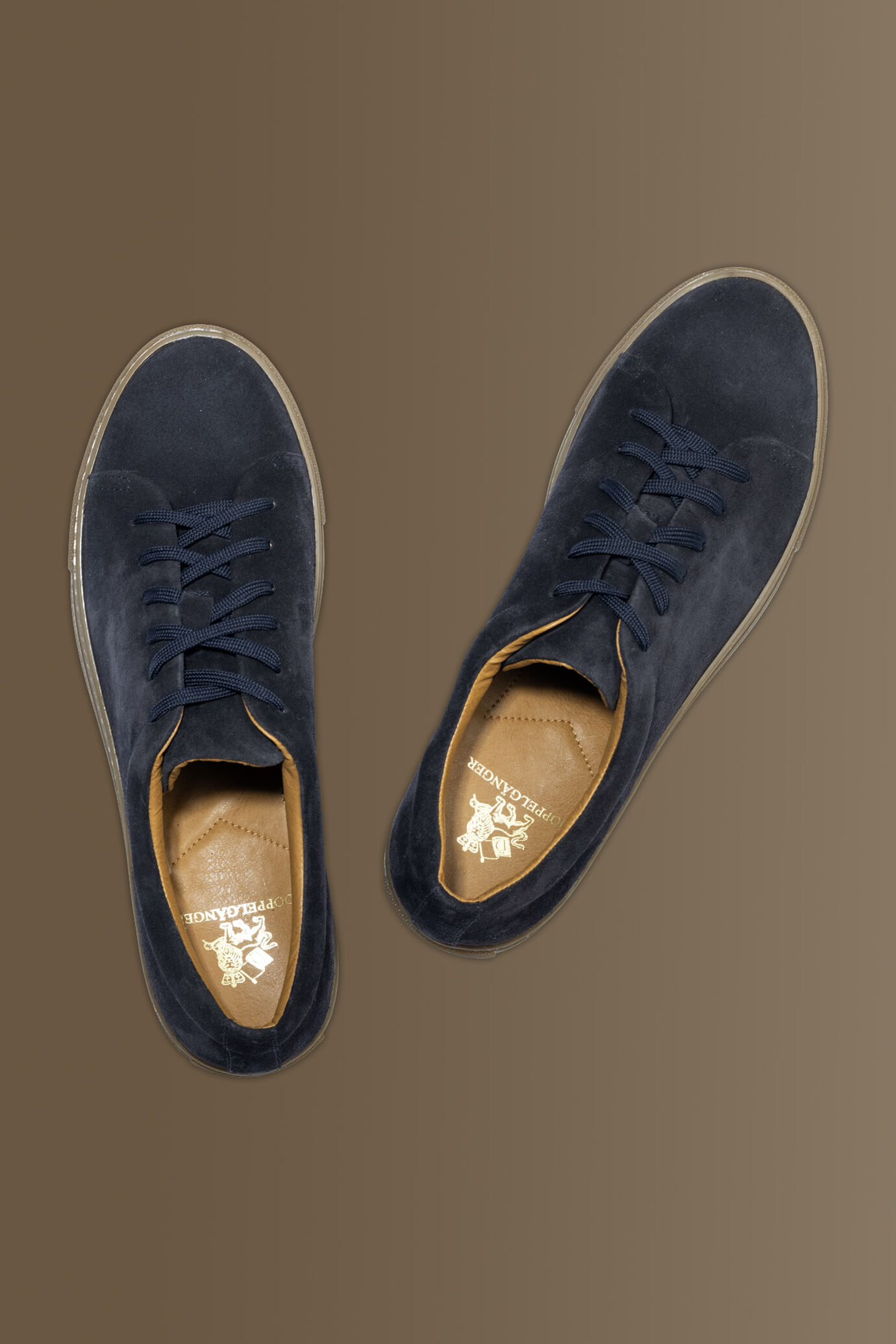 100% suede leather sneakers image number 4