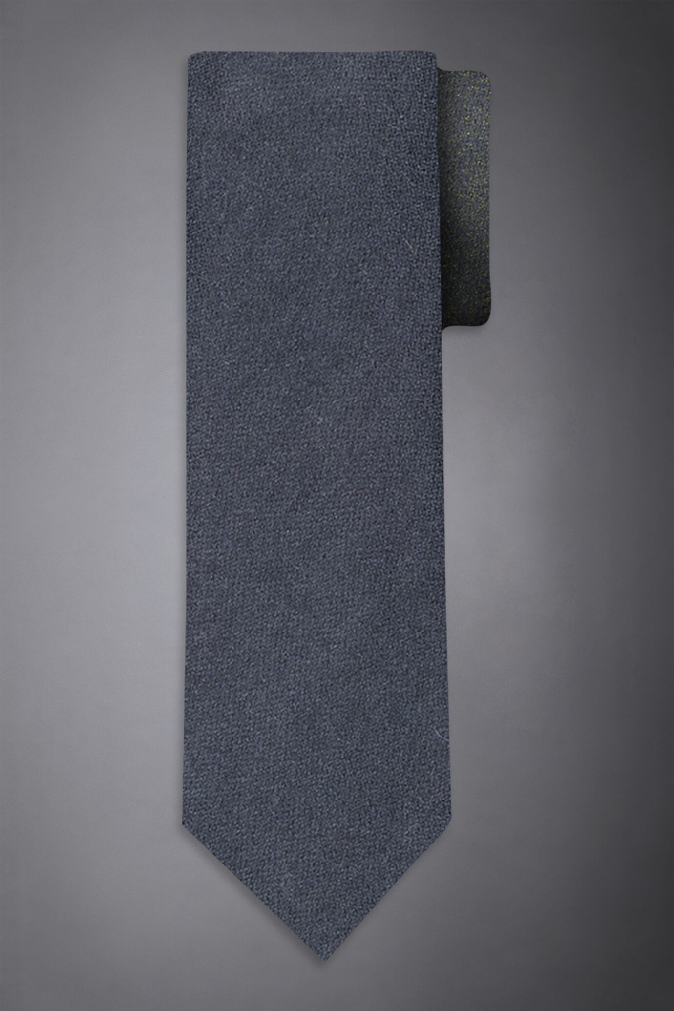 Men's solid color wool blend tie image number 0