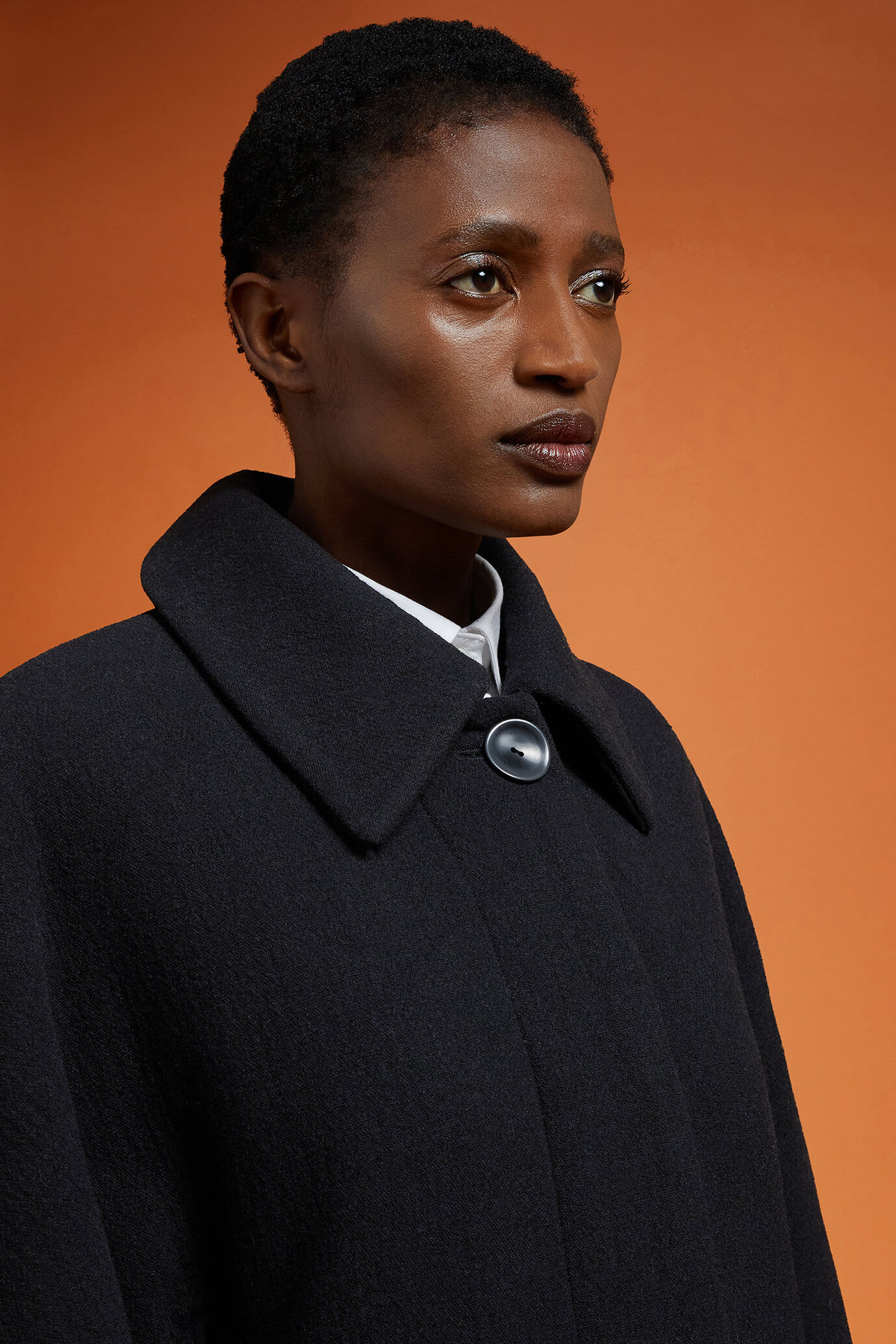 Cappotto lungo donna Wool Blend oversize image number 3