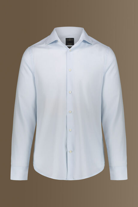 French collar classic shirt dobby net