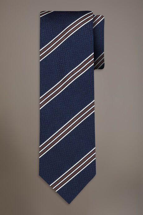 Cravatta misto bamboo regimental