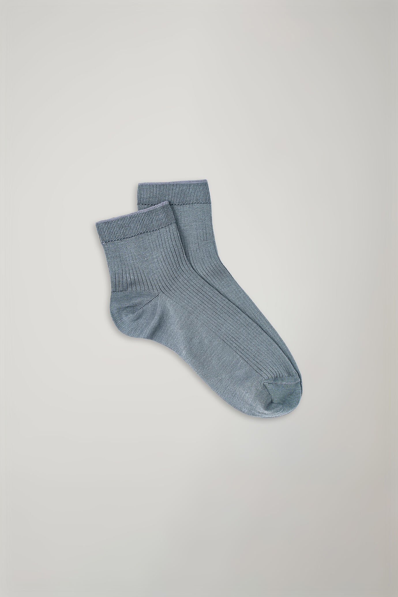 Women’s solid color ribbed socks made in italy image number 0