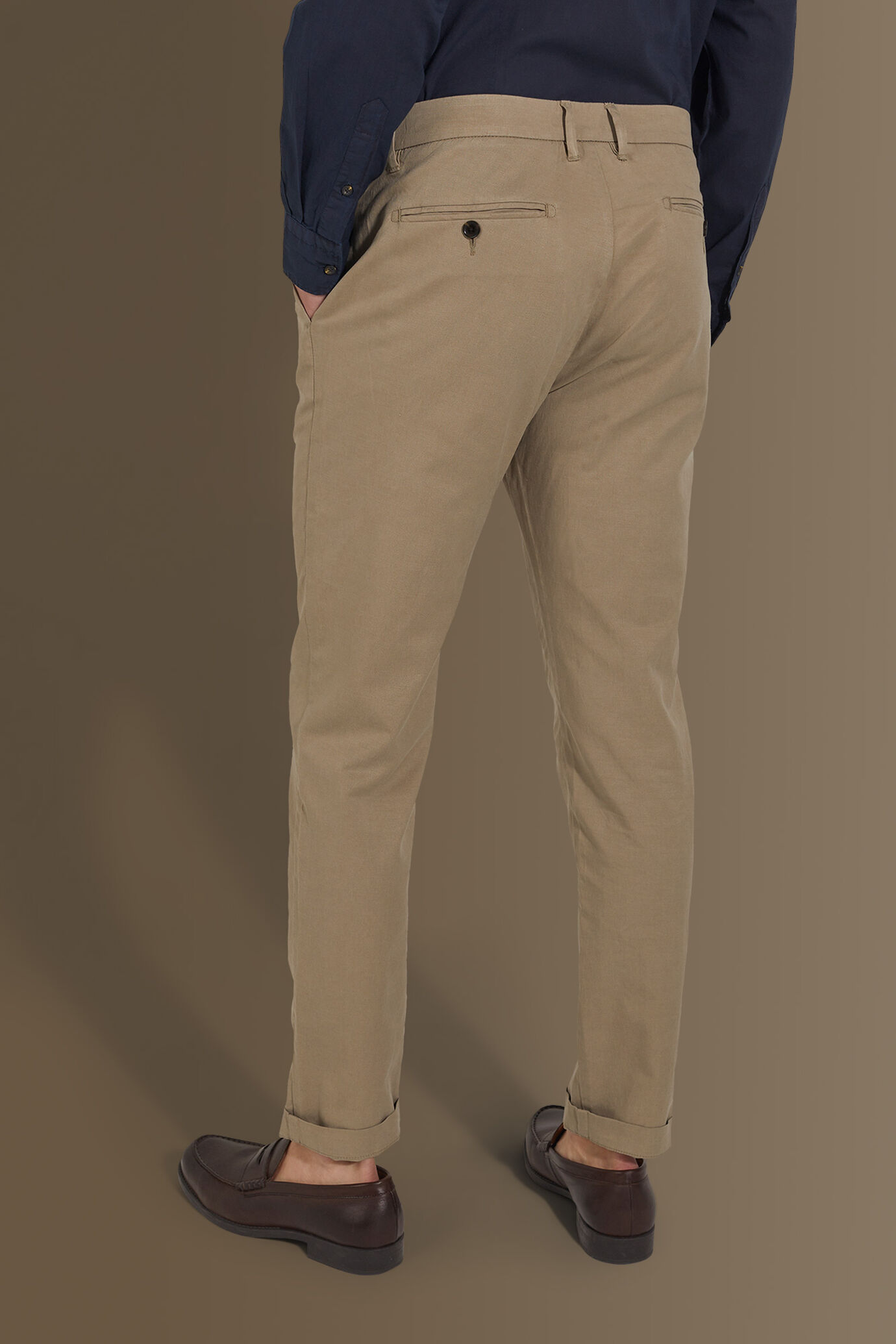Chino twill stretch construction image number 2