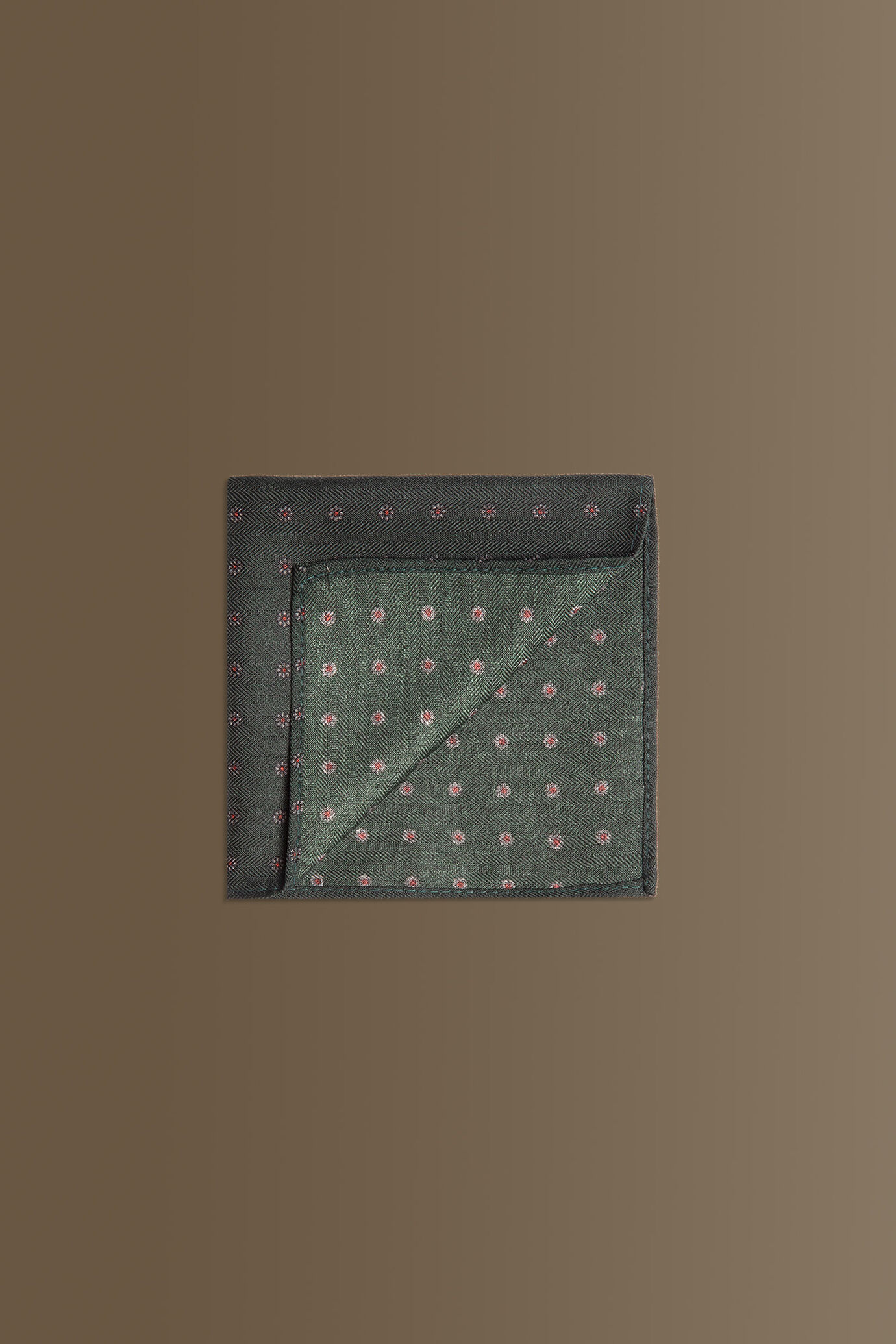 Pochette con tessuto effetto lana - tinta unita image number 0