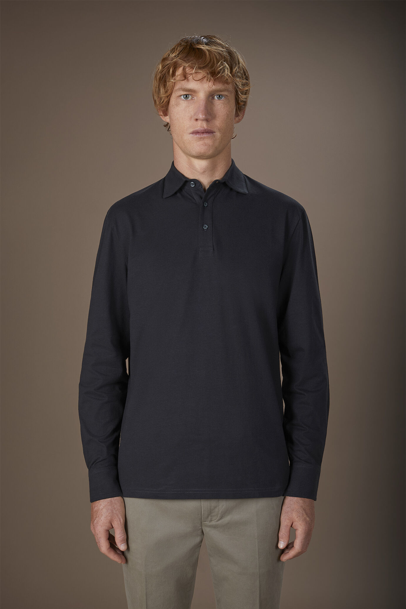 Polo uomo in 100% cotone regular fit