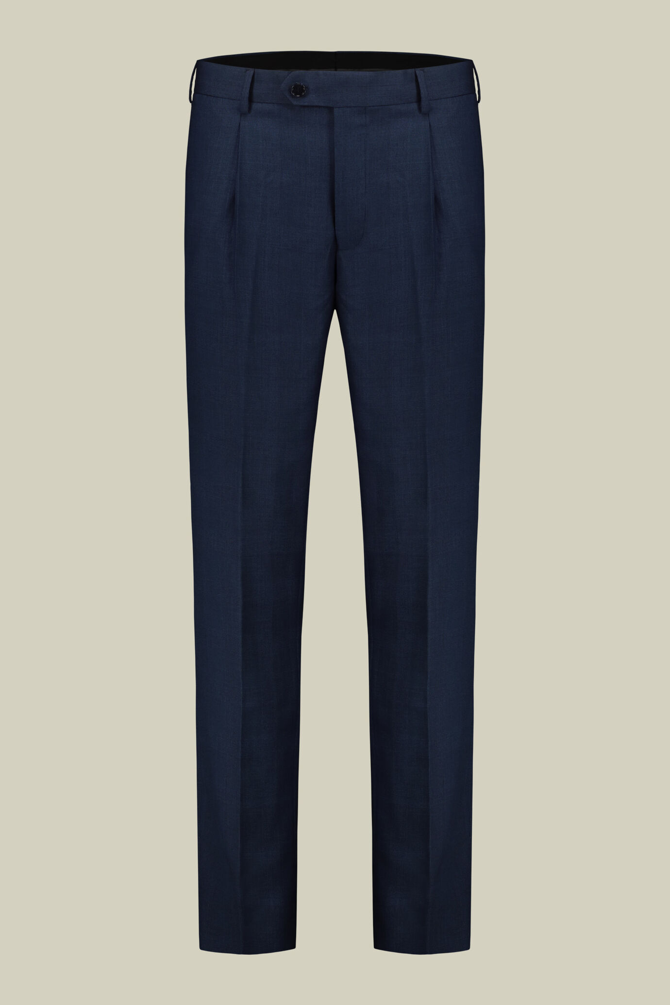 Abito uomo monopetto con pantalone ad una pinces tessuto dal disegno principe di galles image number 6