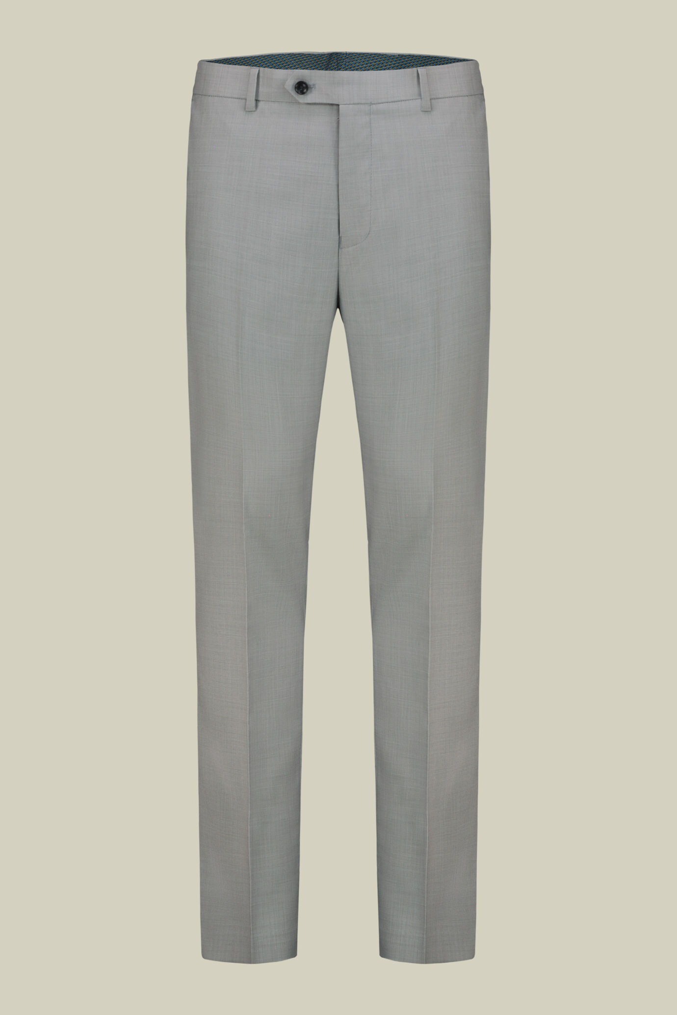 Costume homme crois&eacute; en tissu grisaille, coupe regular image number 2