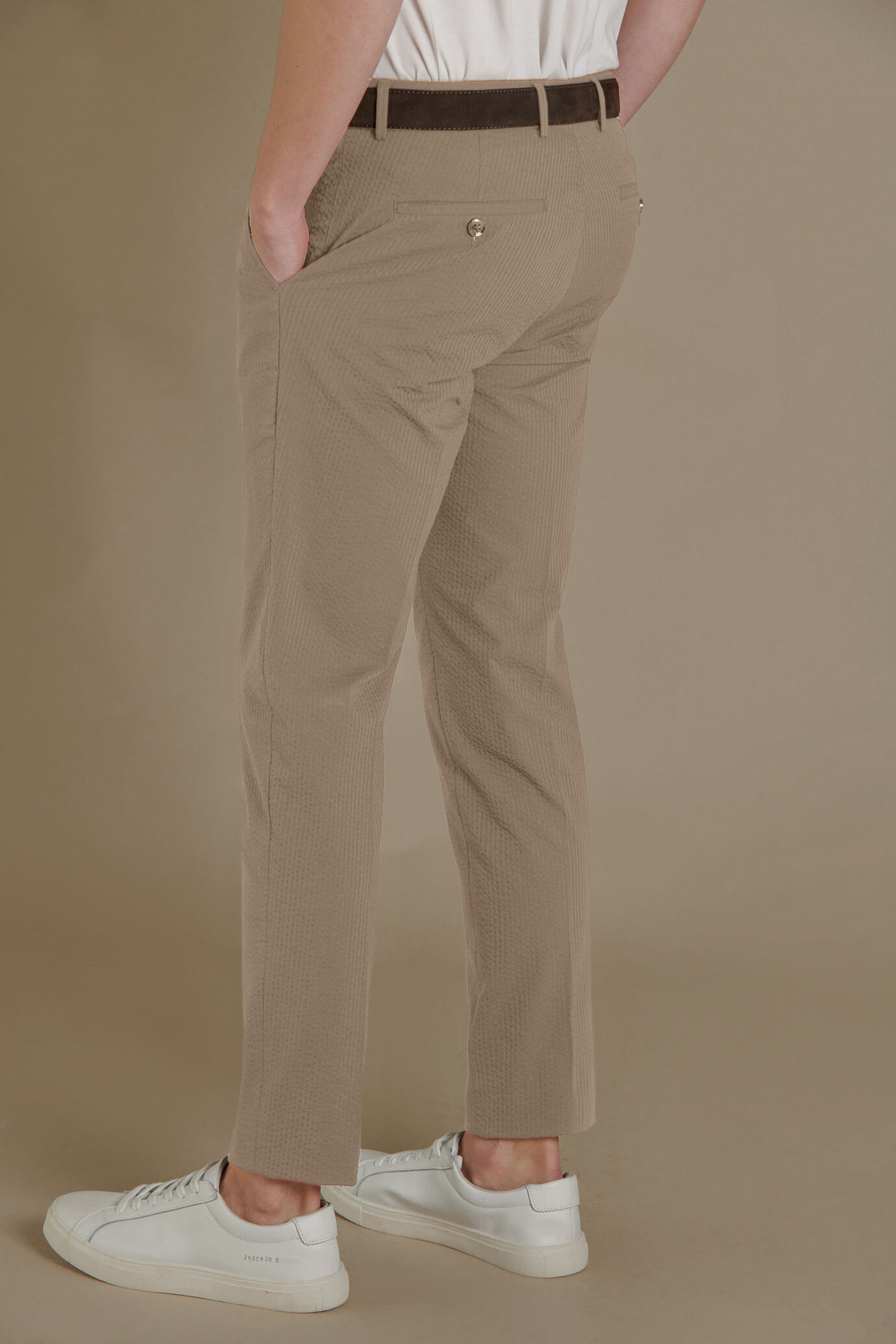 Pantalone classico con risvolto image number 2