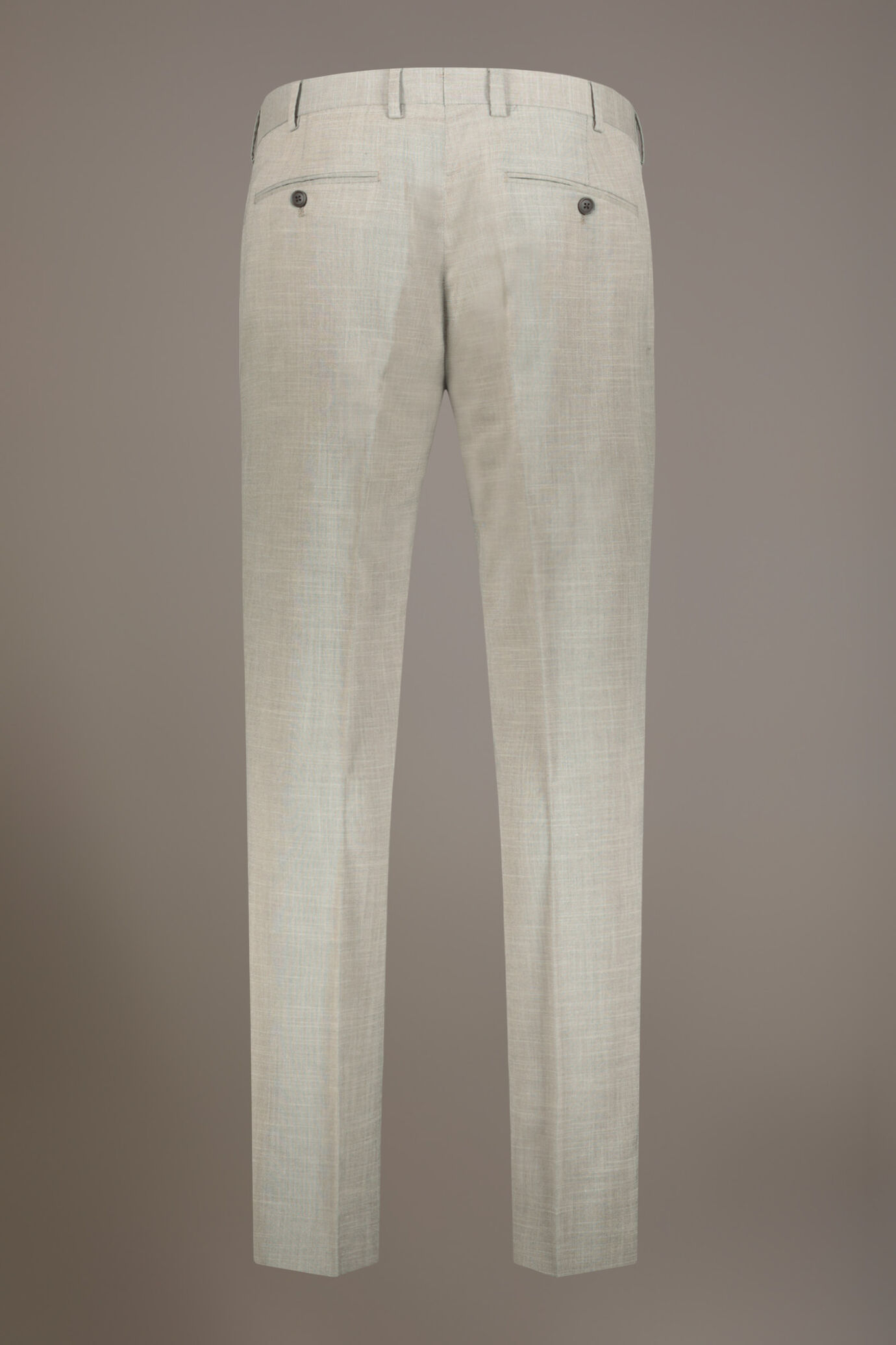 Regular fit single-breasted suit in grisaille fabric image number 7