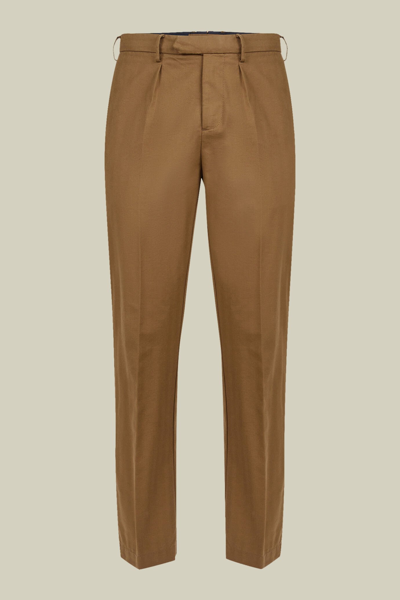Pantalone uomo con pince regular fit