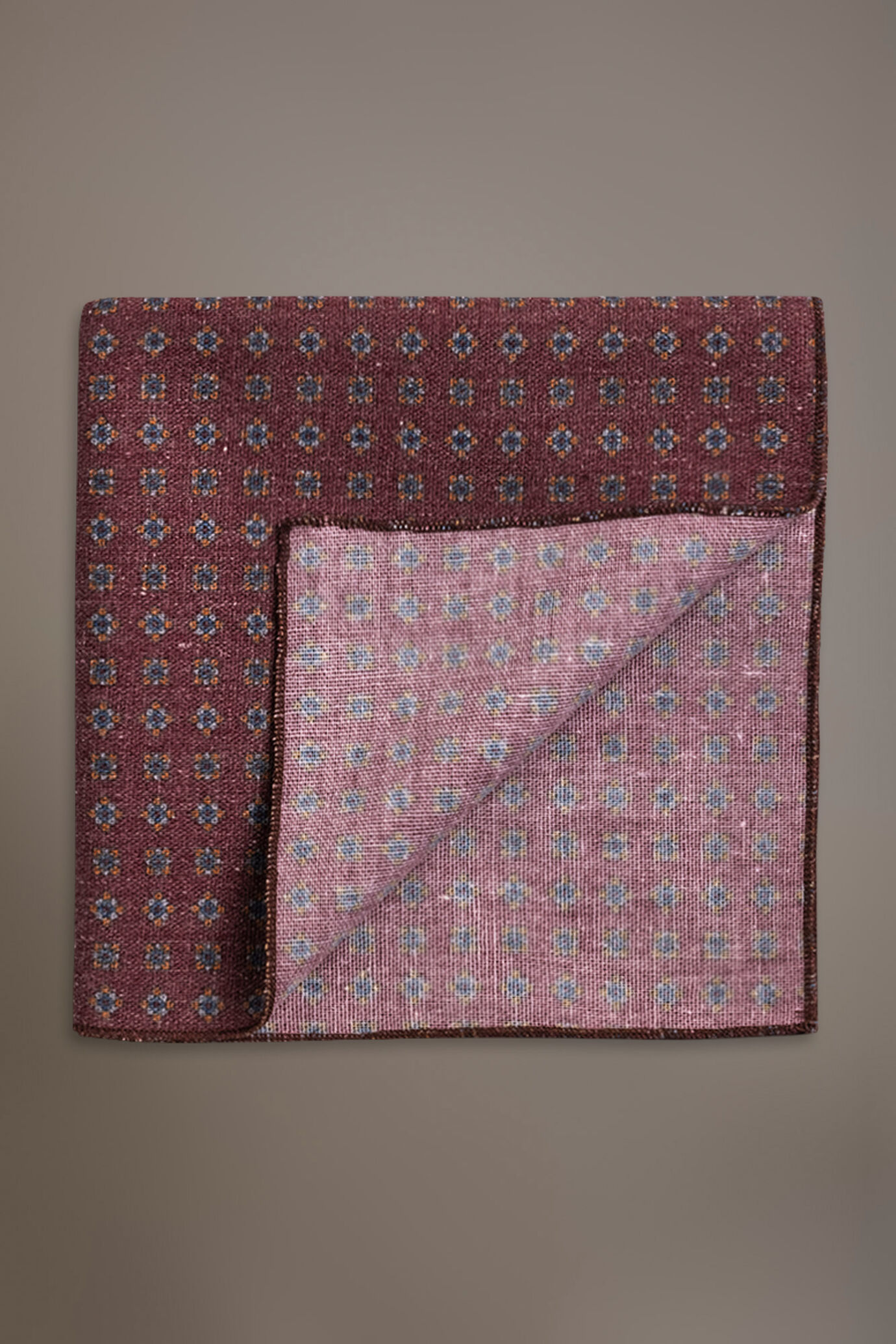 Linen blend pochette fancy design image number 0