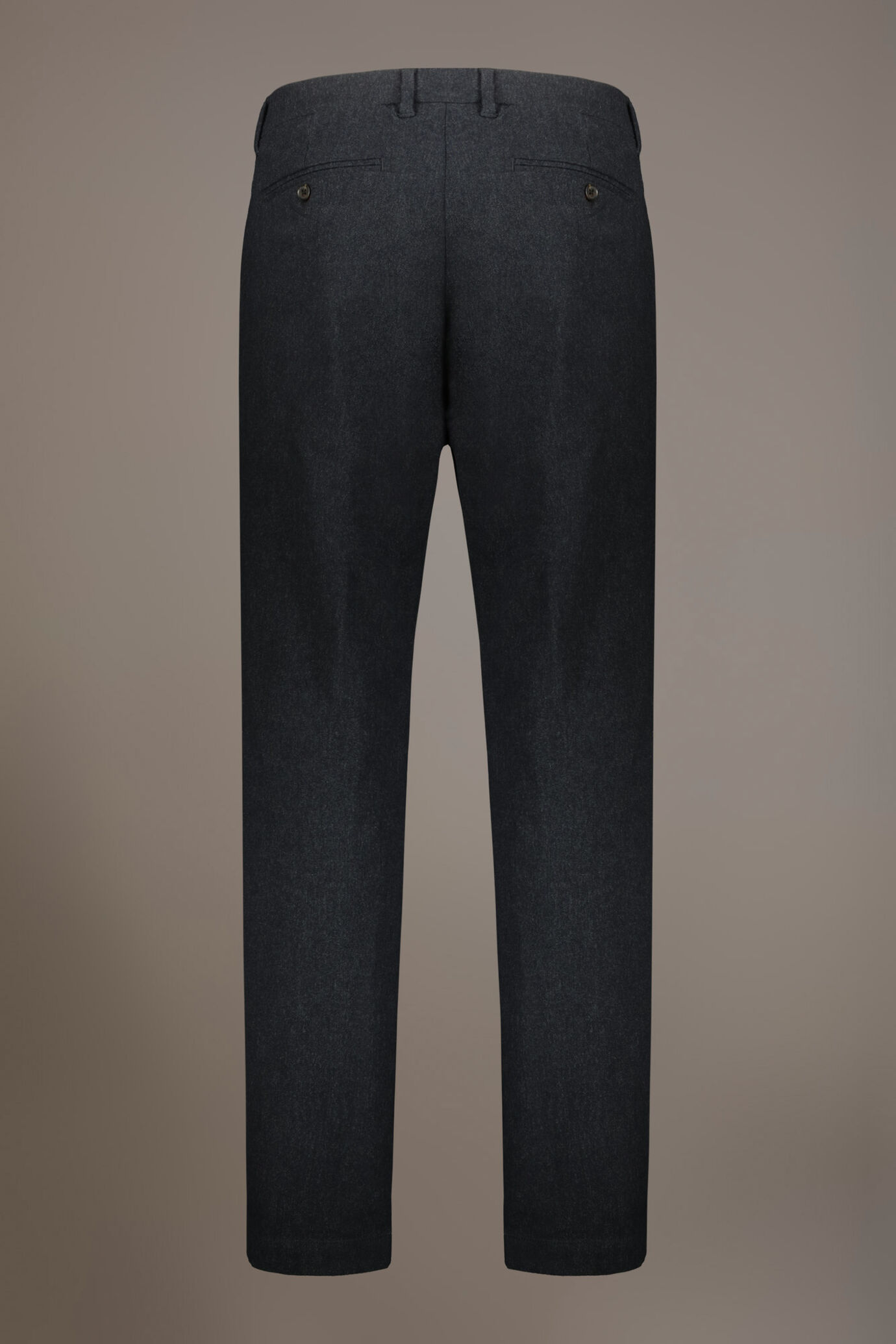 Pantalone chino regular fit tessuto tinto filo melange twill image number 6