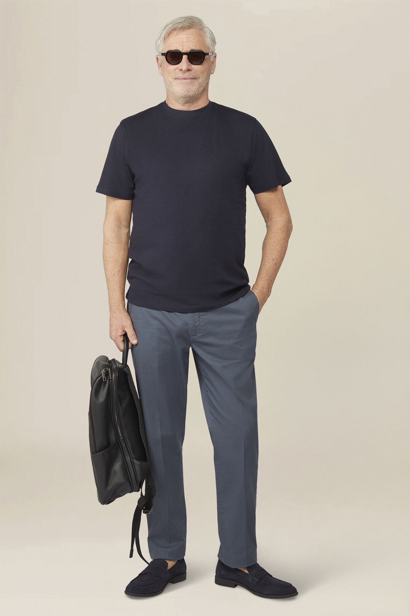 Men's regular fit 100% cotton jersey T-shirt image number 1