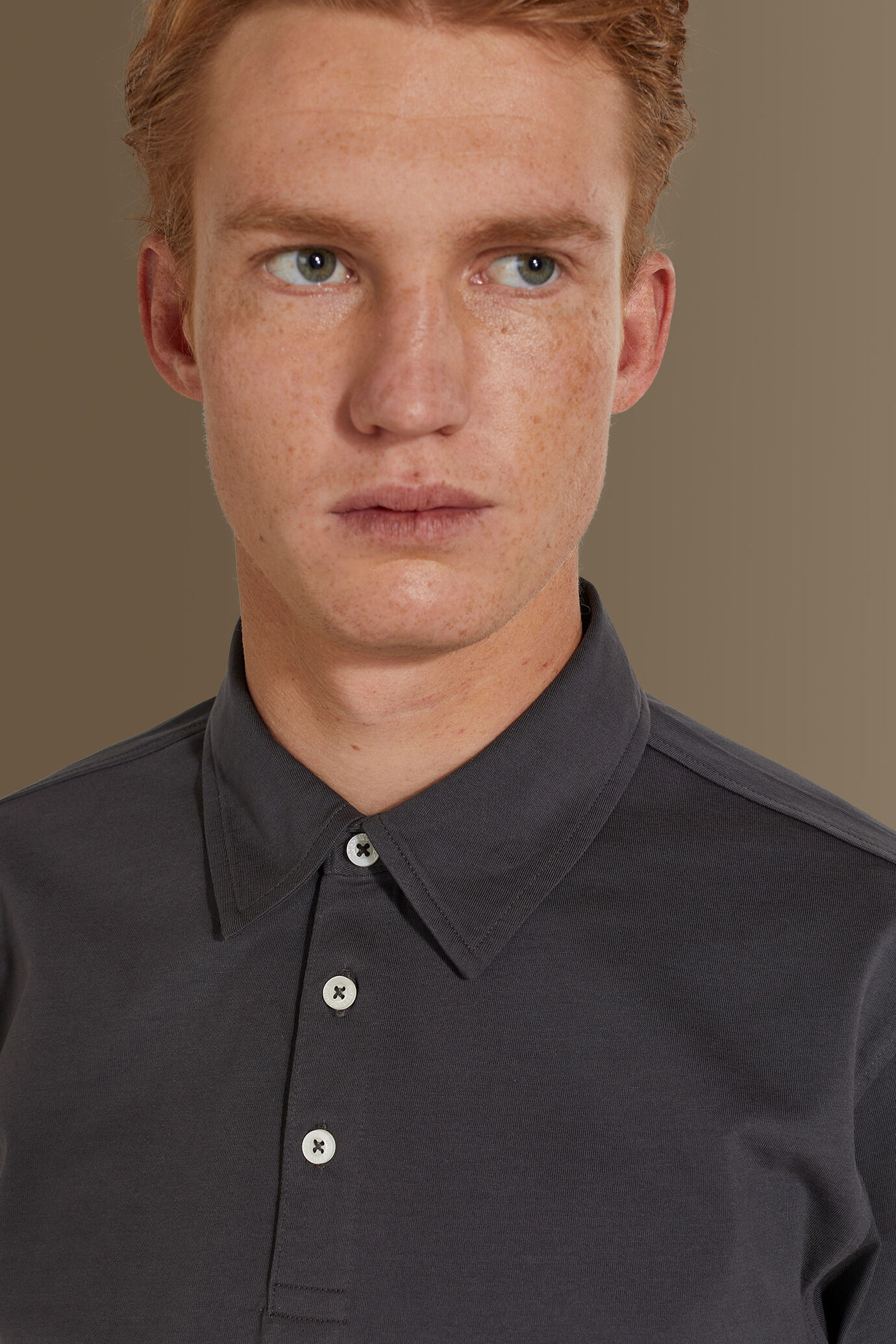 Polo manica corta uomo puro cotone jersey image number 1