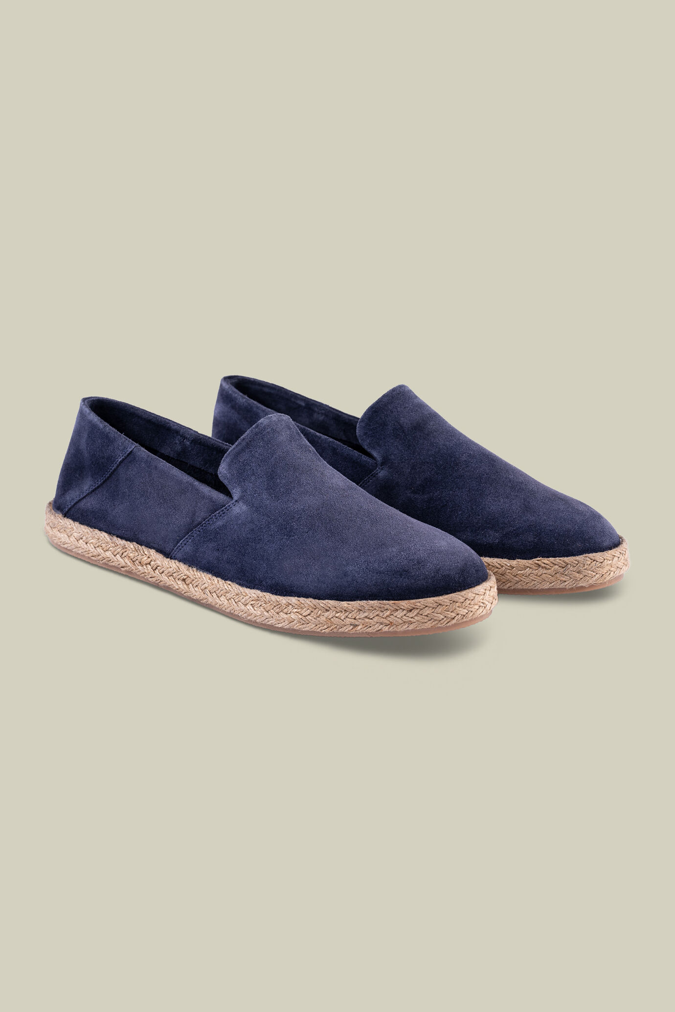 Herren-Espadrilles aus 100 % echtem Wildleder