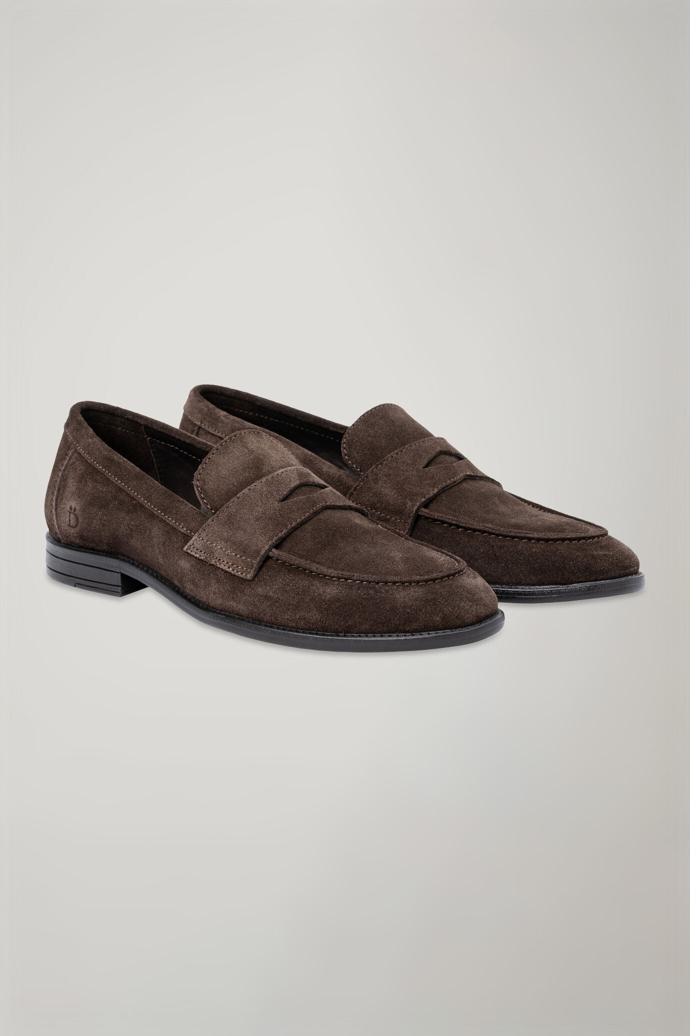 Mocassin pour homme en daim véritable image number 1