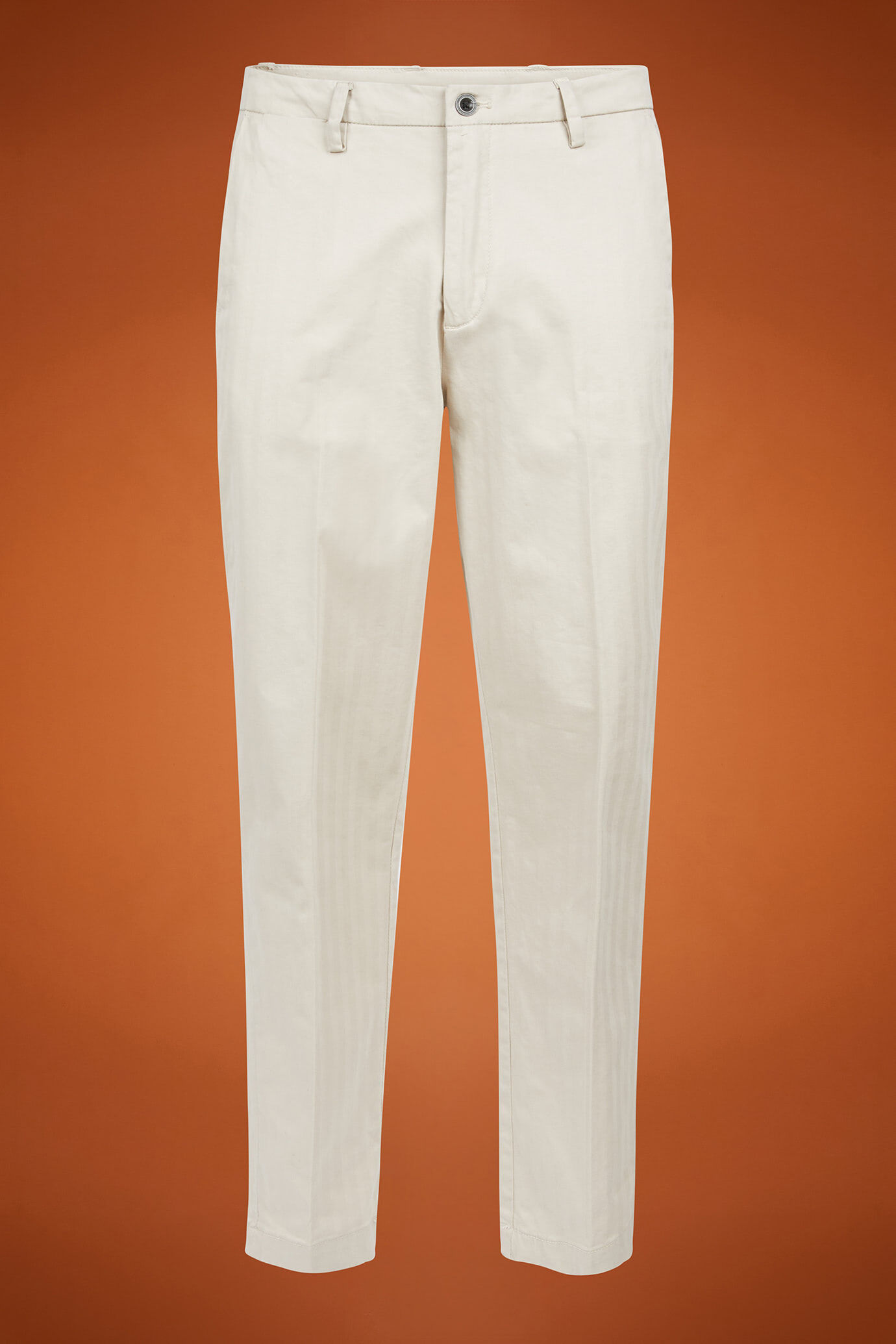 Pantalone uomo classico costruzione spina di pesce elasticizzato regular fit image number 4