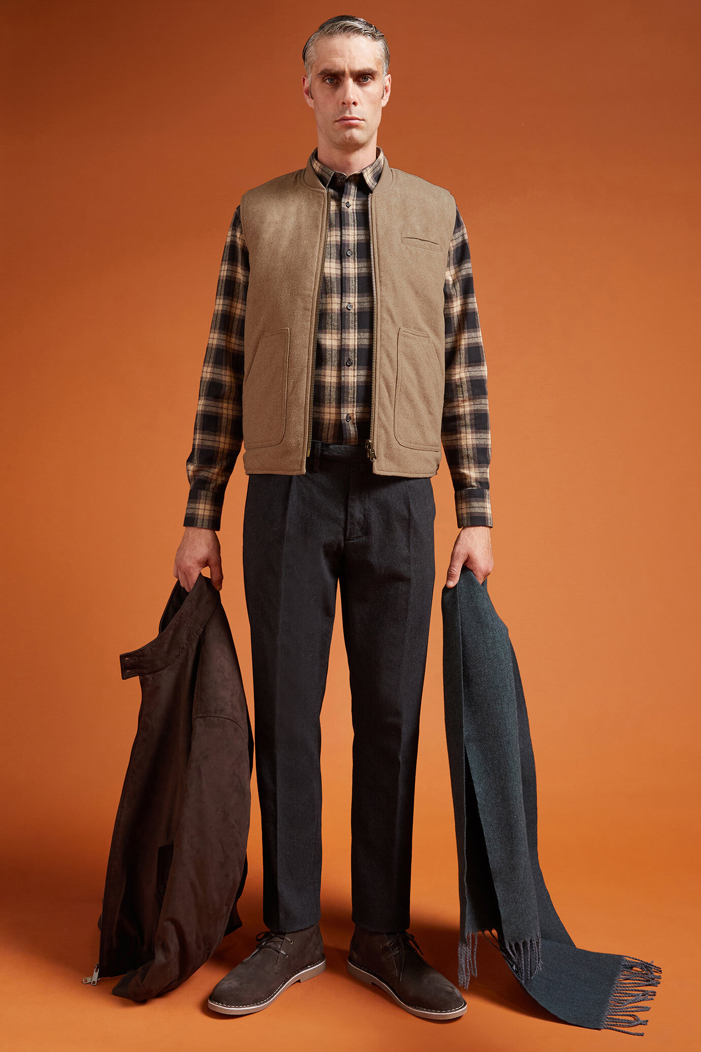 Gilet uomo imbottito reversibile regular fit image number 1