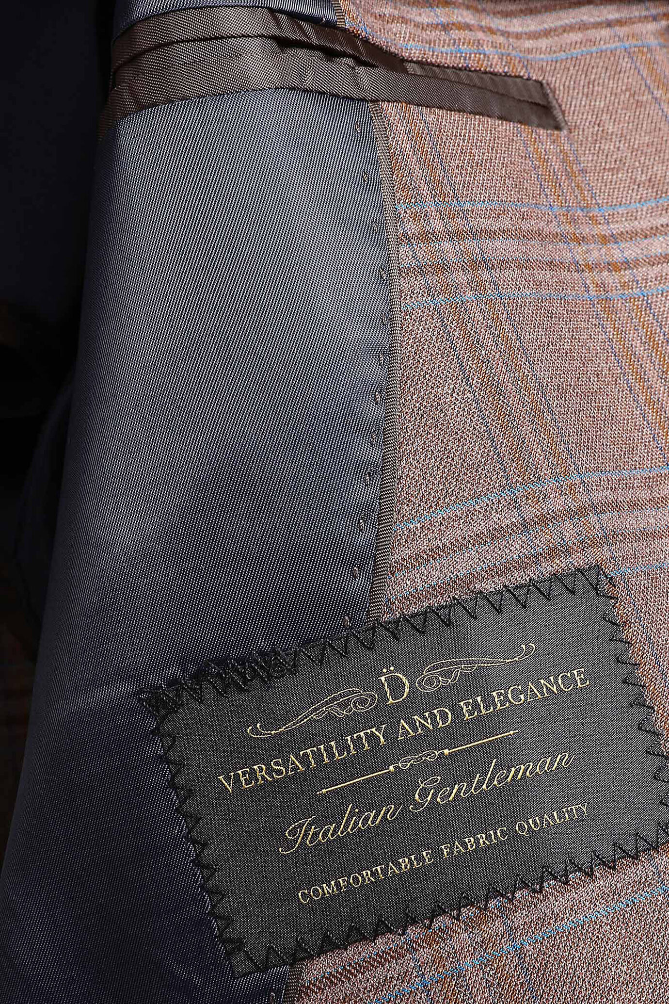 Abito monopetto in check image number 2