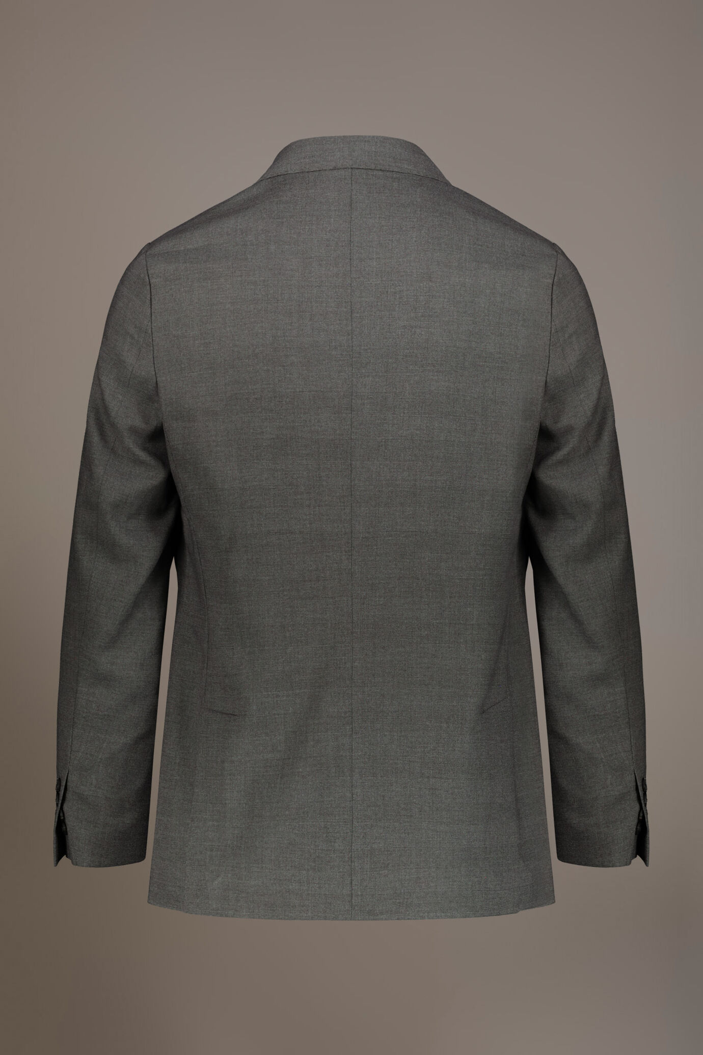 Single breasted suit flat trousers prince of wales fabric design image number 6