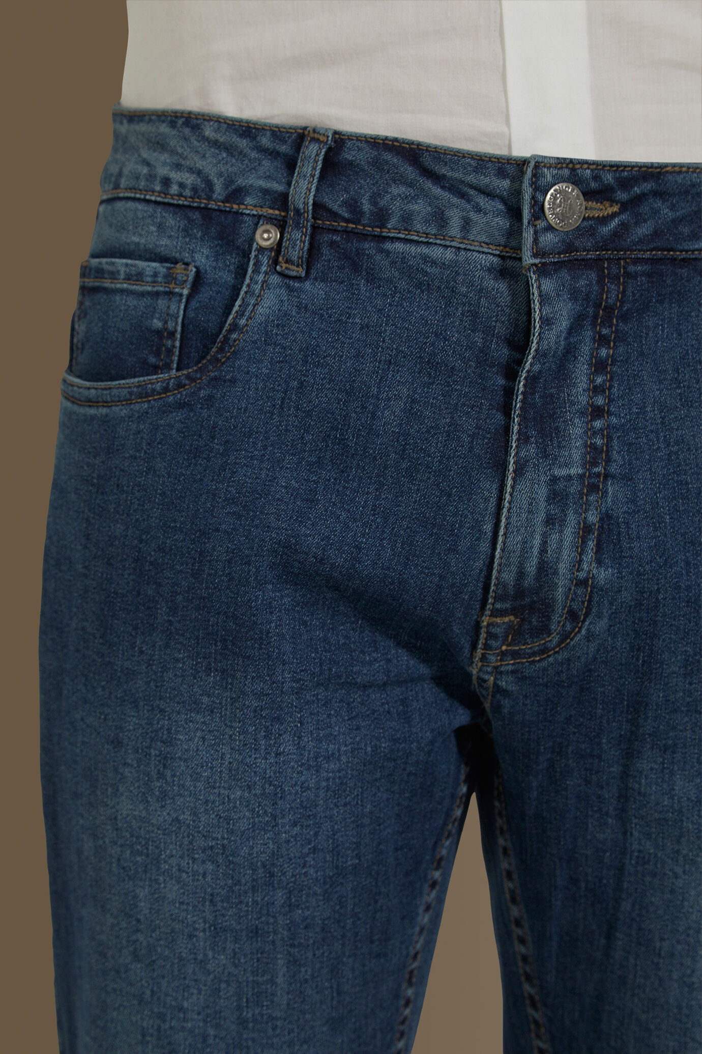 Jeans uomo 5 tasche image number 4