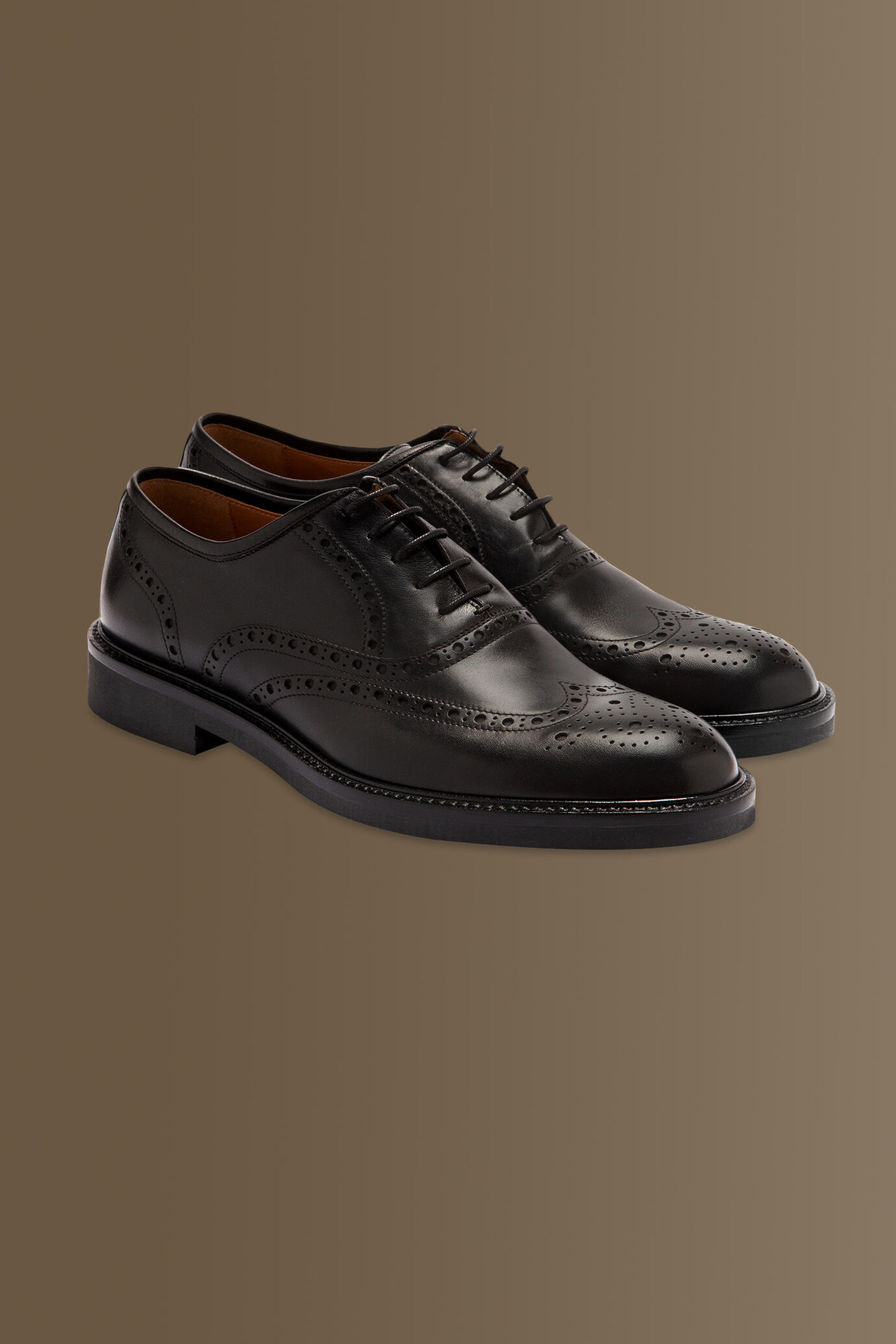 Scarpa uomo oxford Brouge 100% pelle image number 0