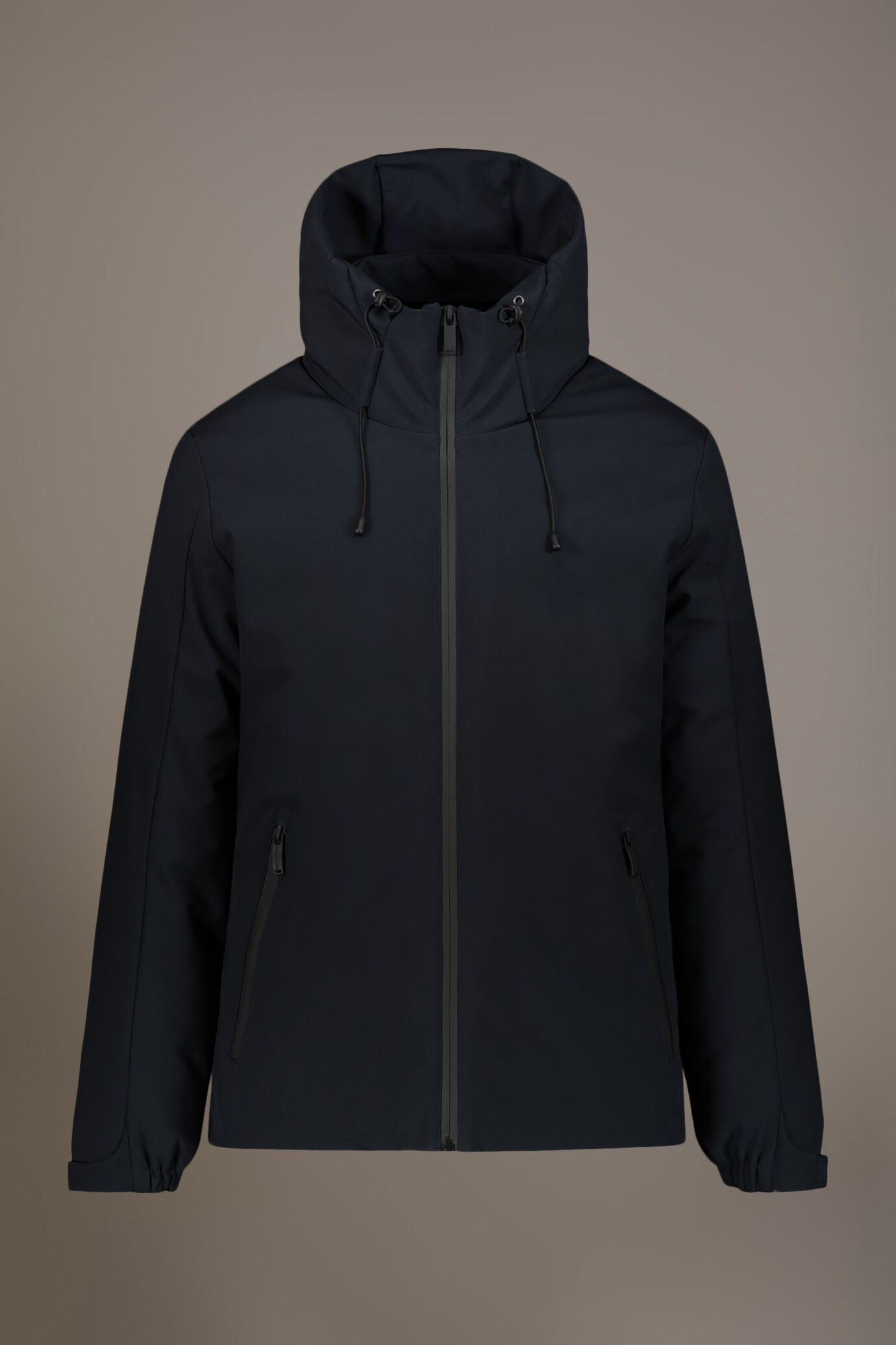 Tech jacket with hood poly tech stretch image number 5