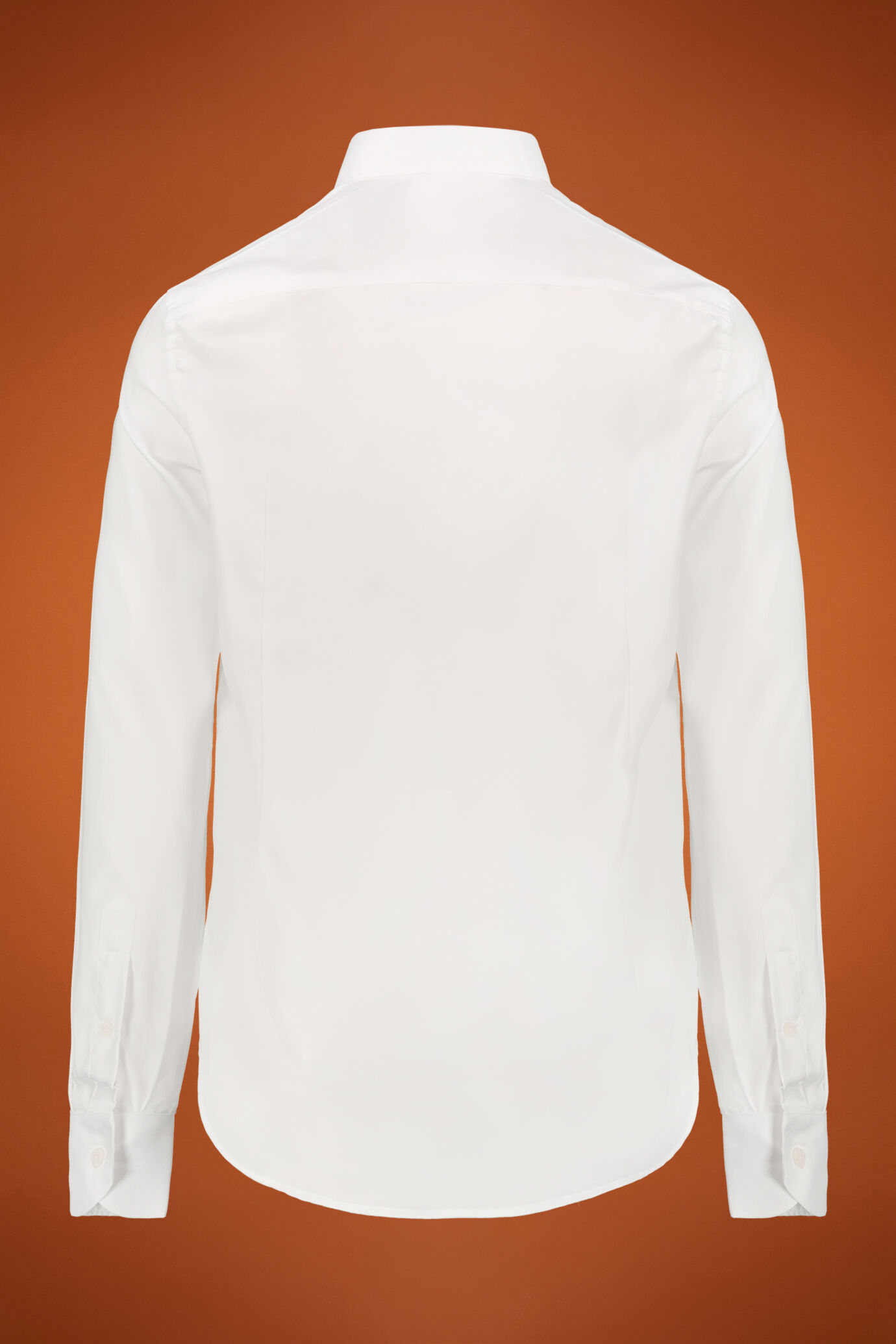 Einfarbiges Herrenhemd mit klassischem Kragen aus 100 % leichter Oxford-Baumwolle in normaler Passform image number 1