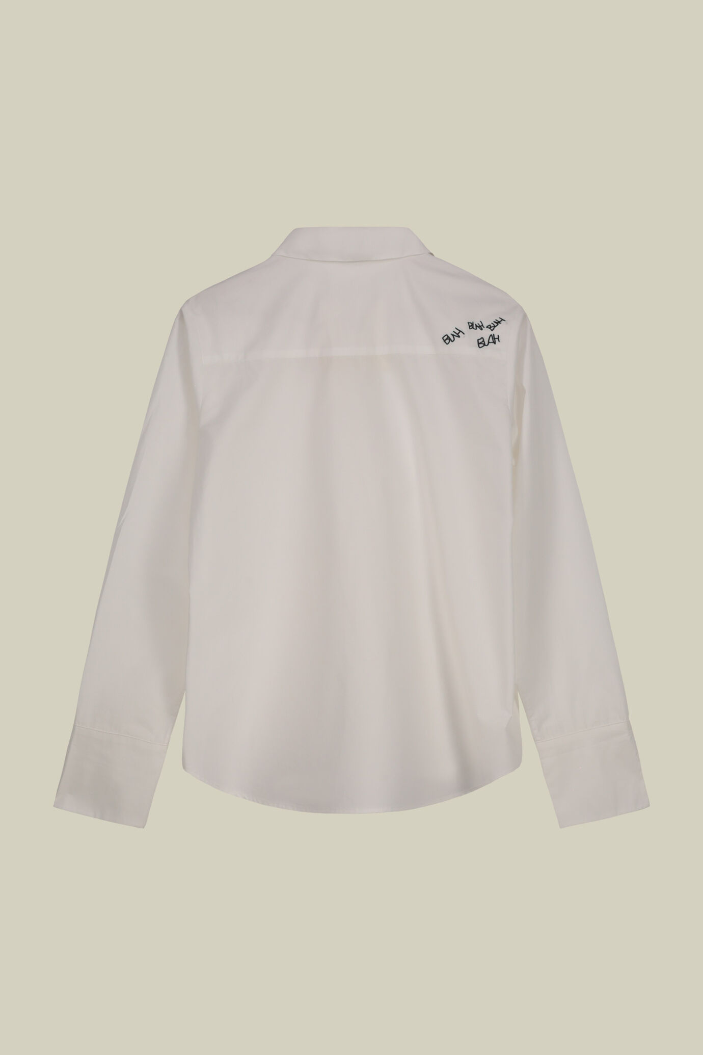 Camicia donna classica con collo bebé tinta unita image number 6