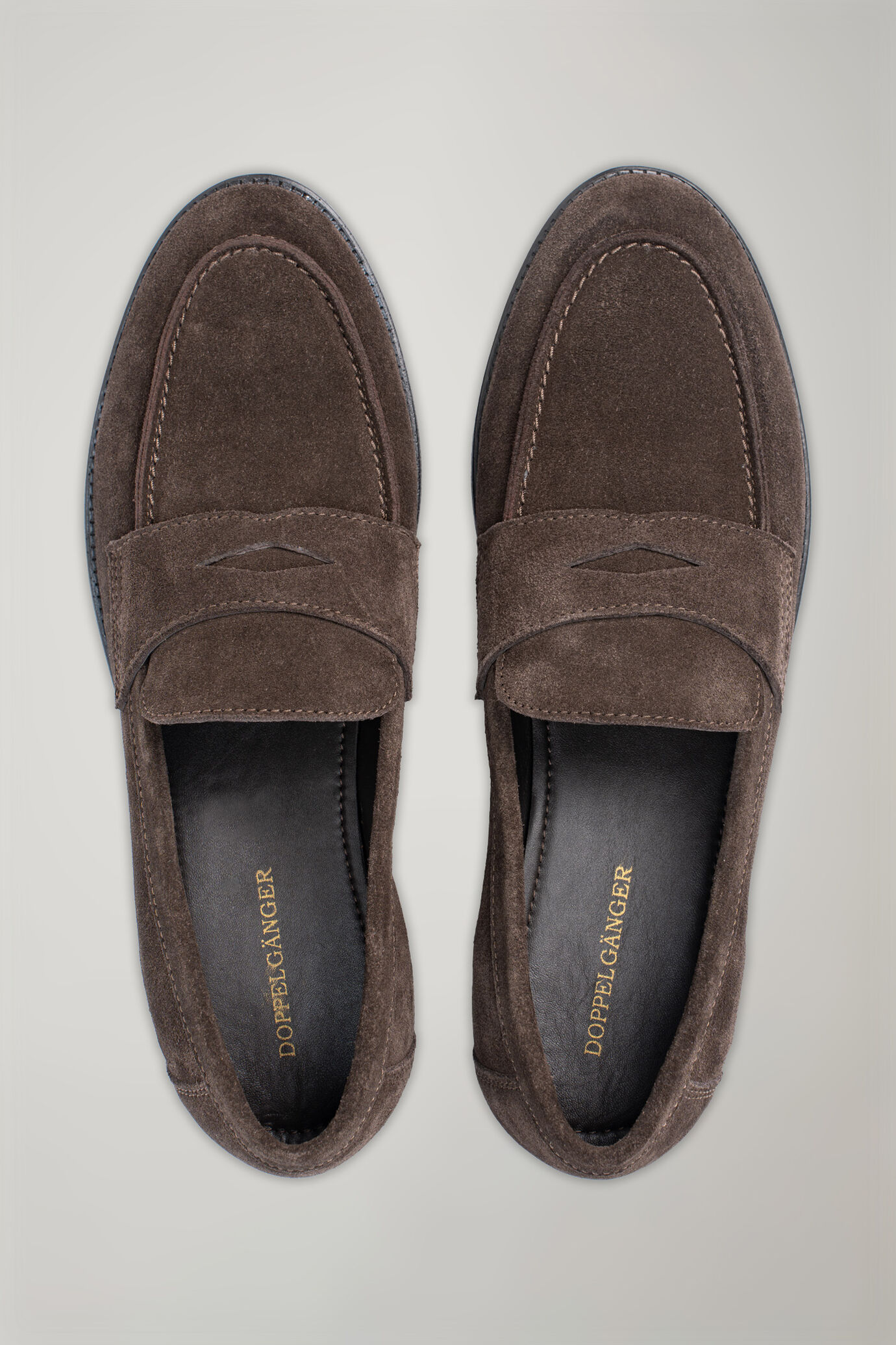 Mocassin pour homme en daim véritable image number 3