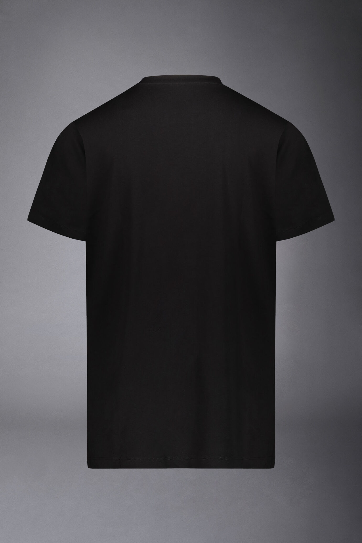 Kurzarm-T-Shirt mit Rundhalsausschnitt aus reiner Baumwolle image number 5
