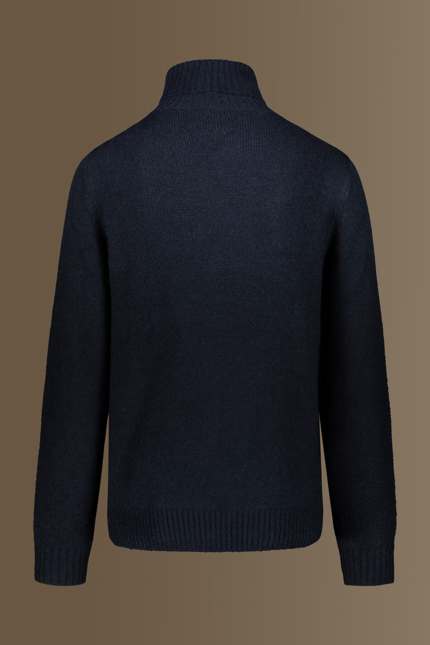 Maglia collo alto mano shetland image number 4