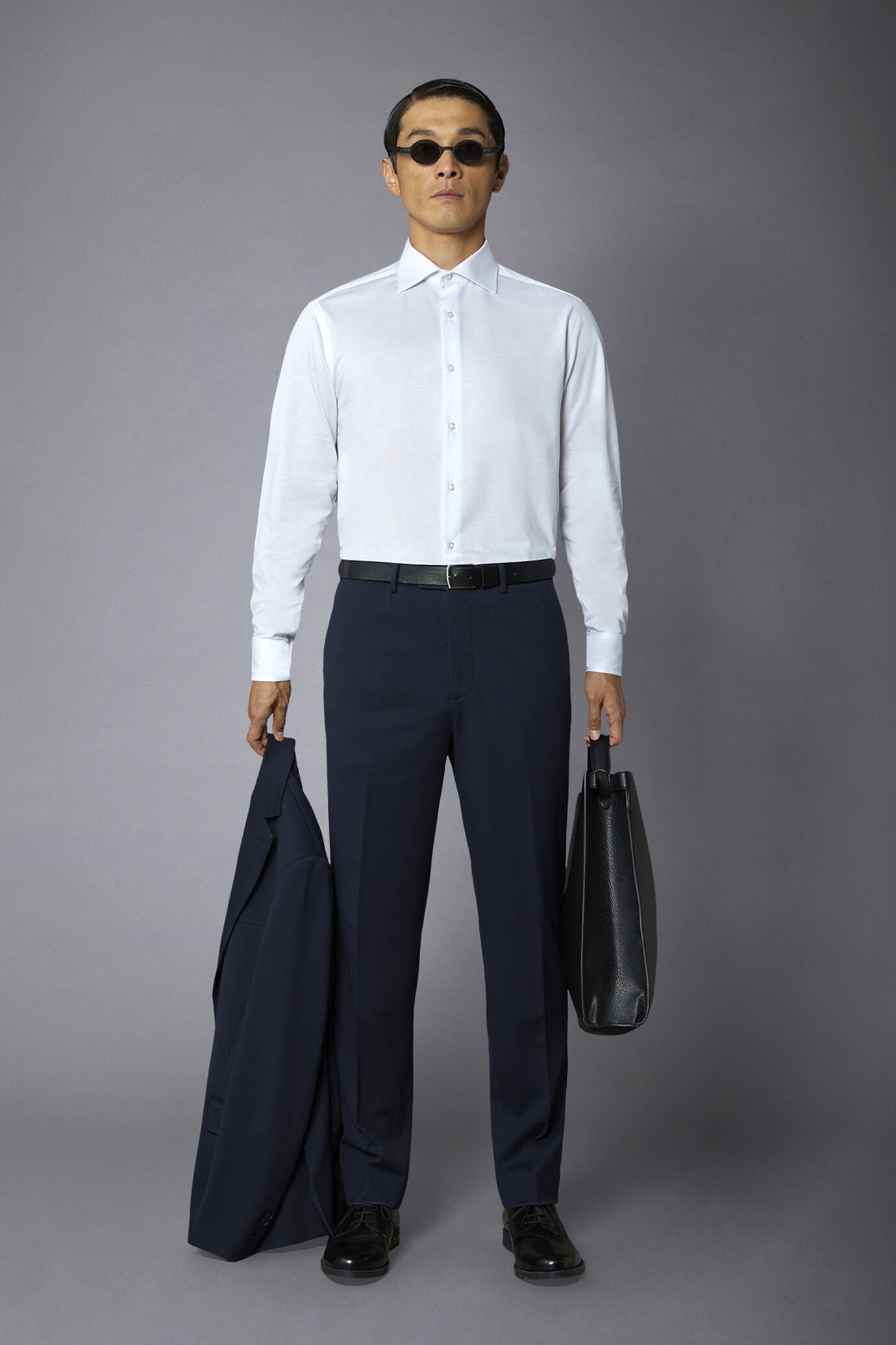 Pantalon en jersey sans coutures, coupe régulière image number 0