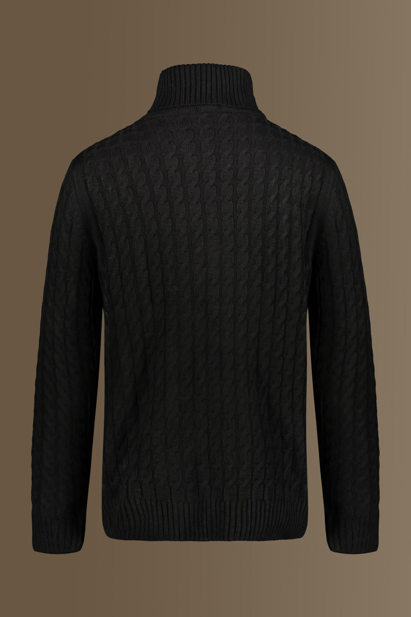 Turtle neck sweater, wool blend image number 1