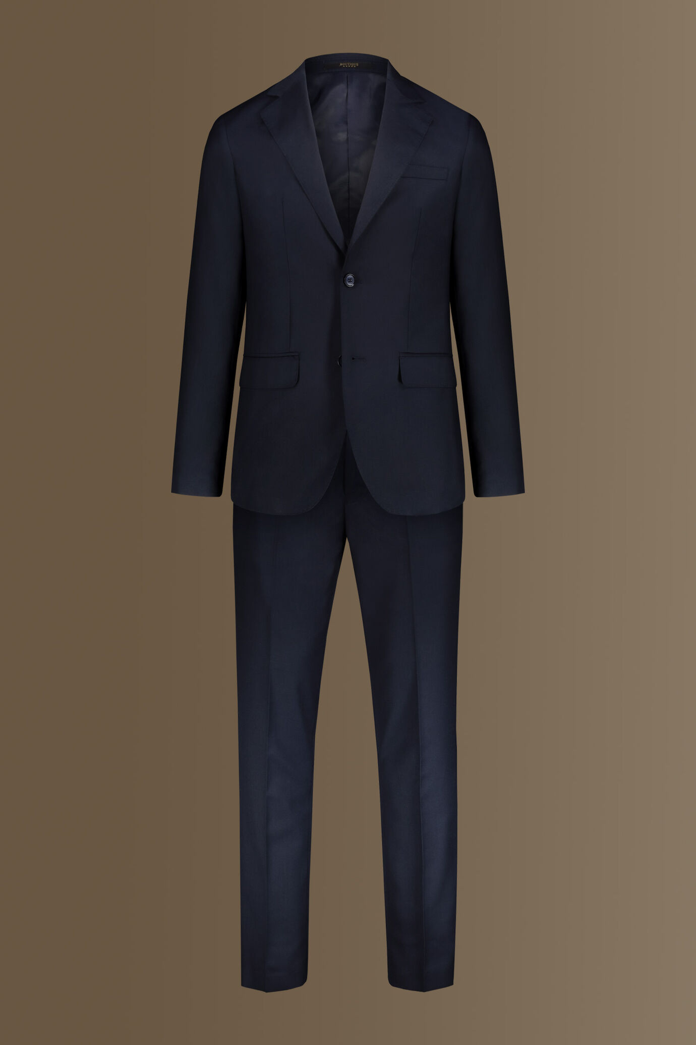 Single breasted suit solid color Twill Fabric image number 4
