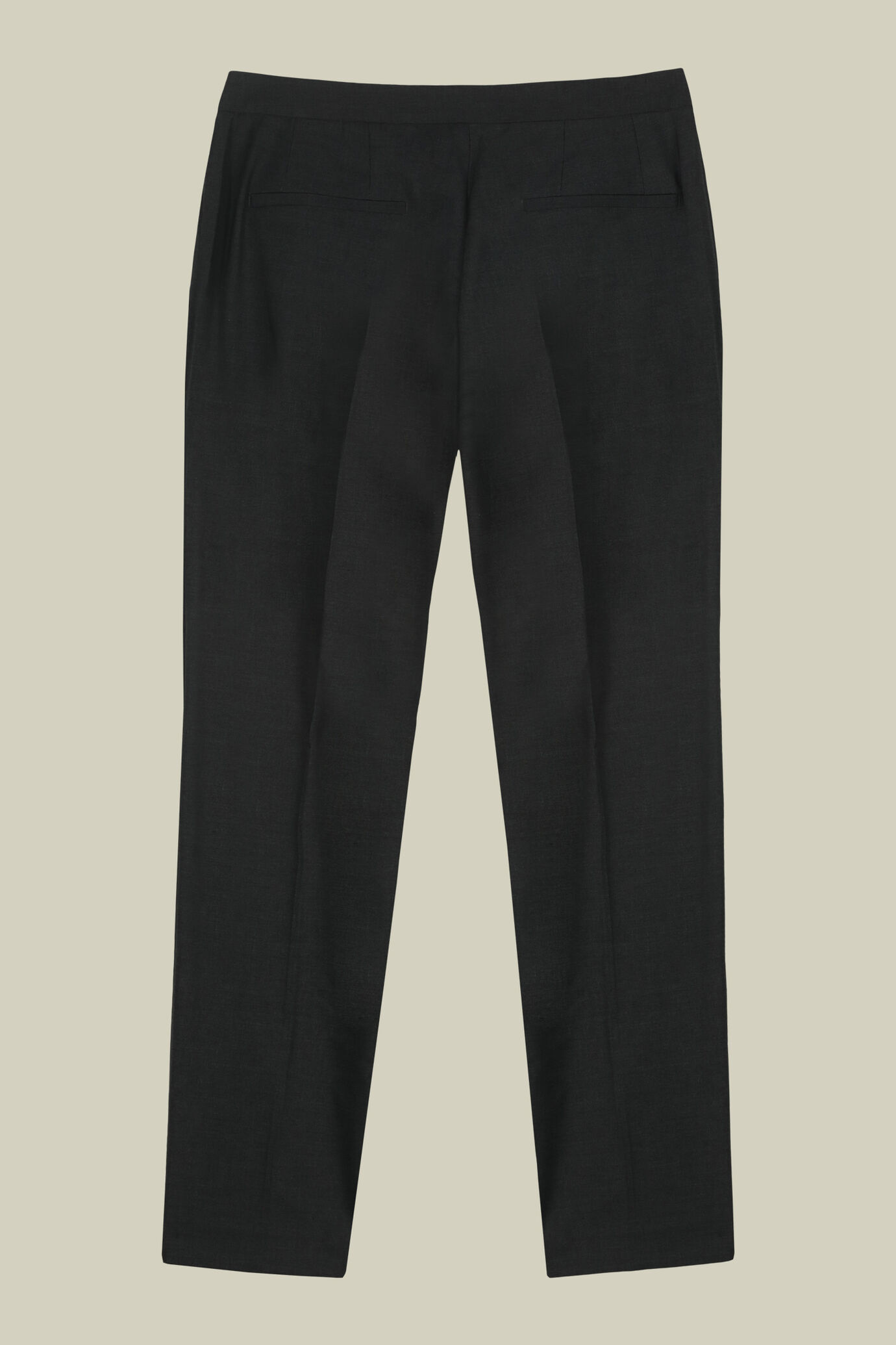 Pantalone donna chino con flap sul cinturino in vita image number 5