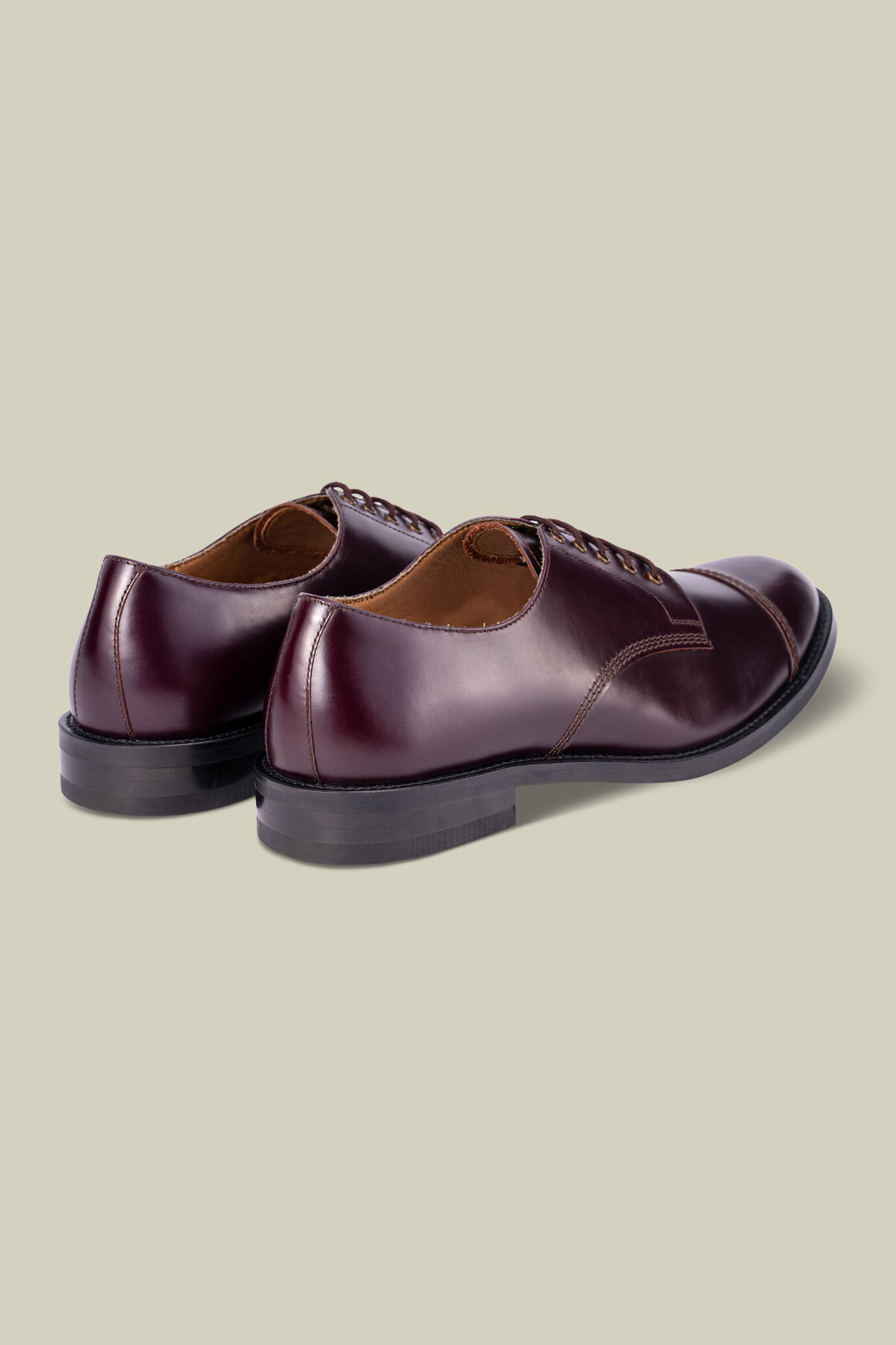 Derby shoe in 100% genuine leather image number 3