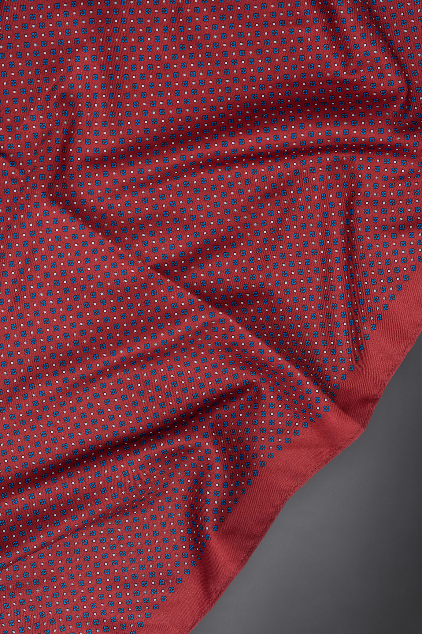 Men's patterned printed twill foulard image number 1