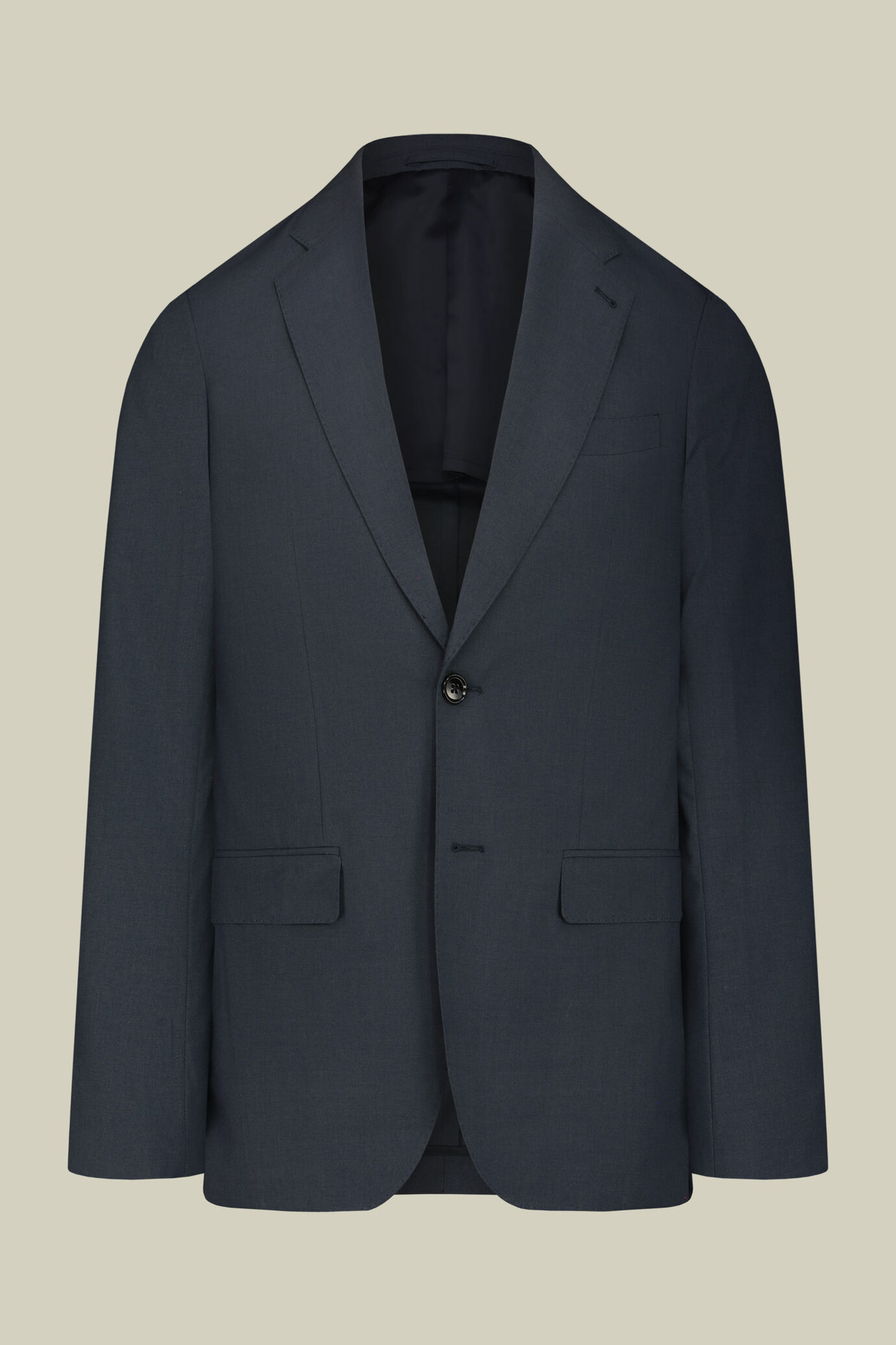 Plain men's suit, regular fit image number 4