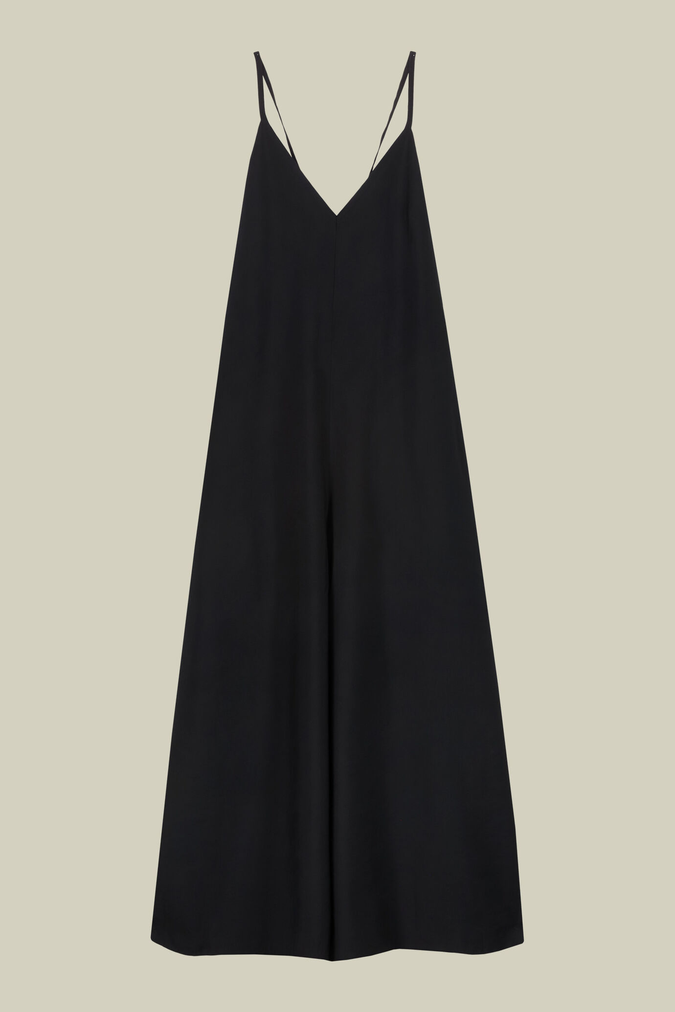 Ausgestellter Damen-Jumpsuit mit dünnen Trägern