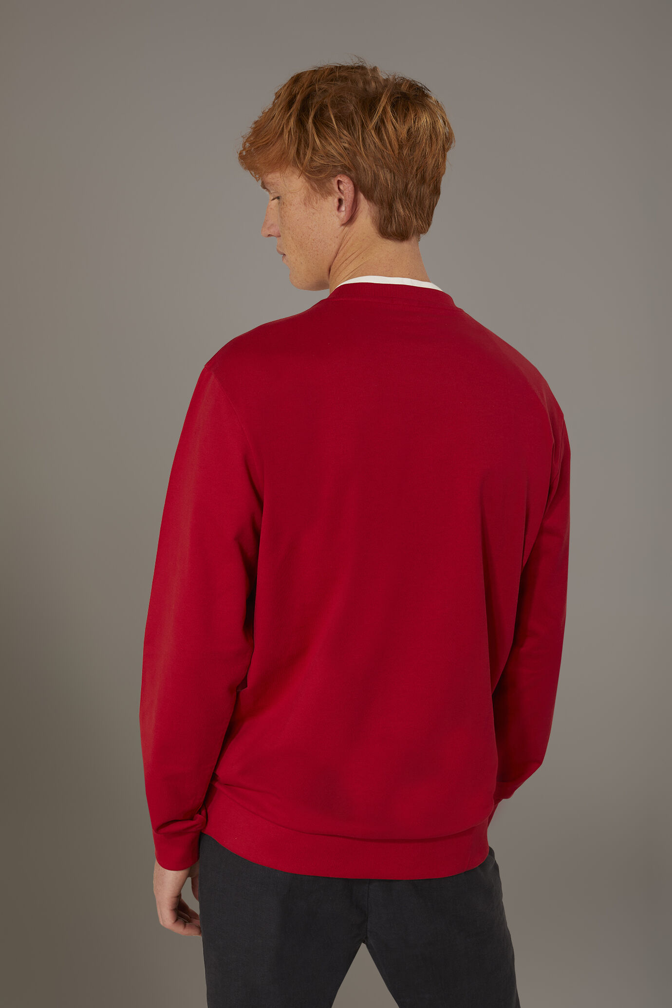 Pull col rond 100% coton image number 3