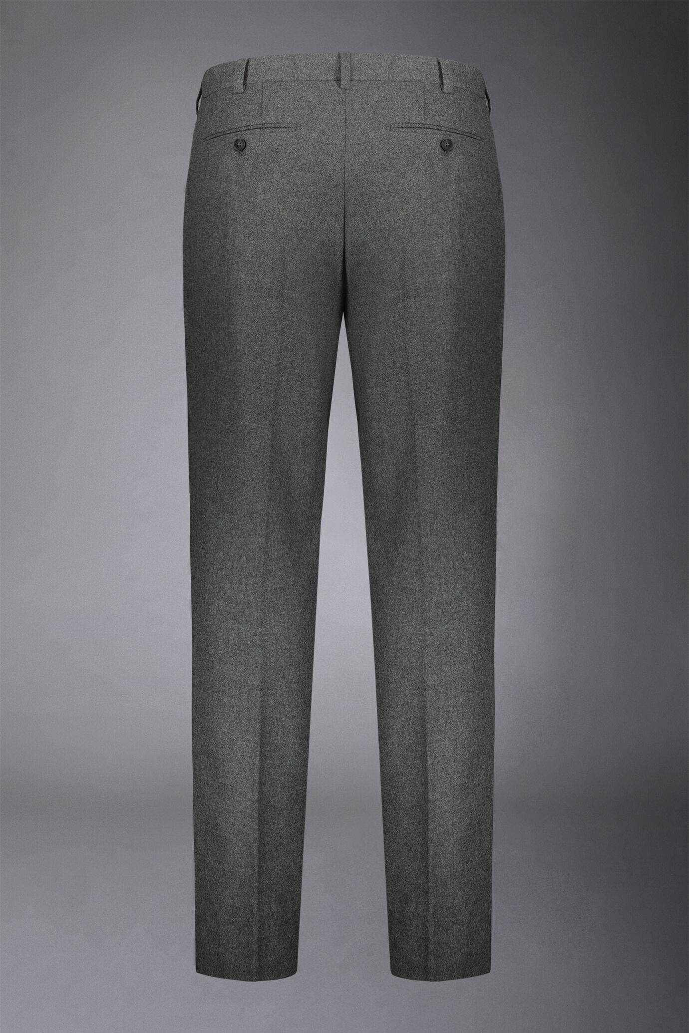 Pantalon sans plis en laine mélangée image number 5