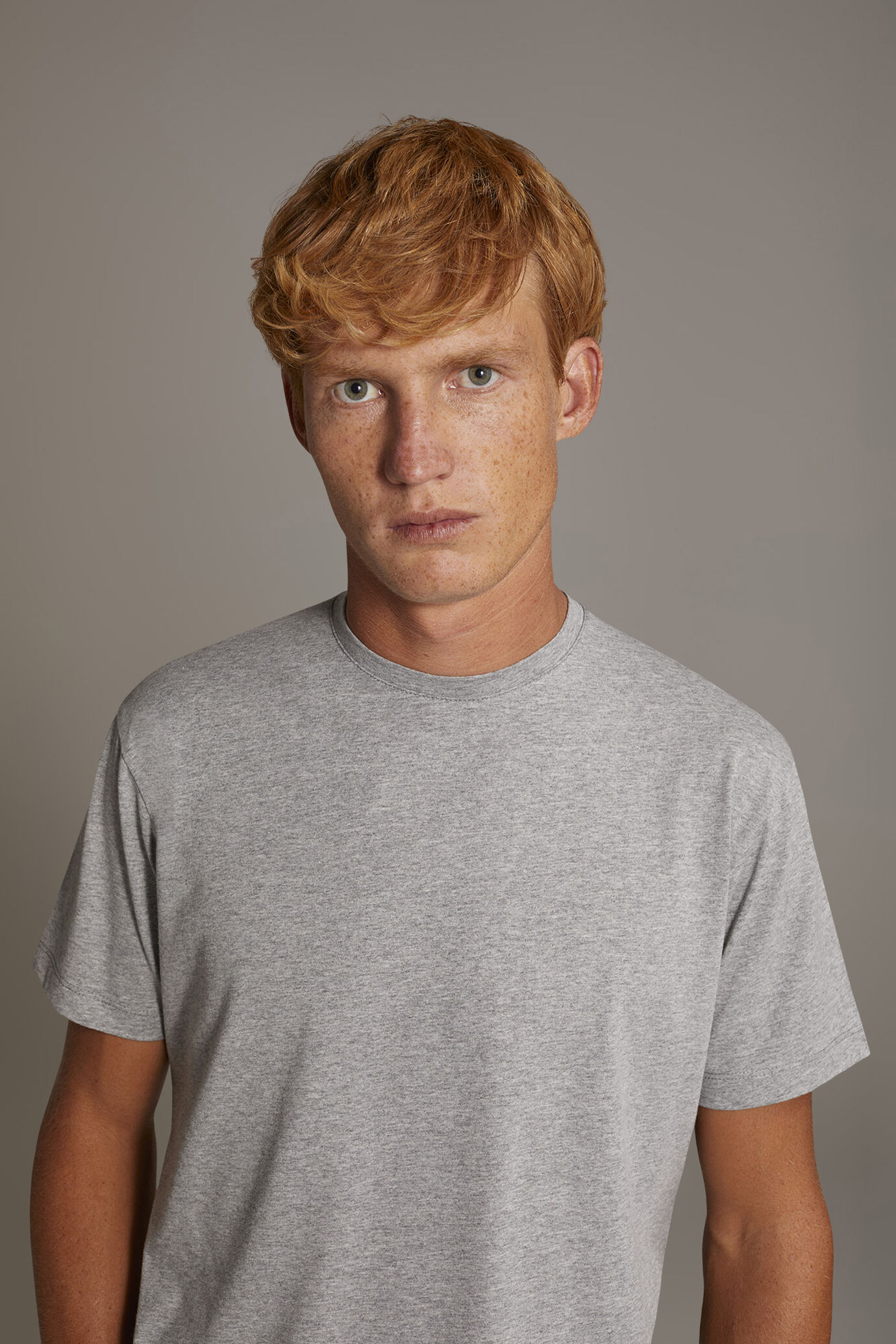 T-shirt girocollo 100% cotone made in Italy image number 1