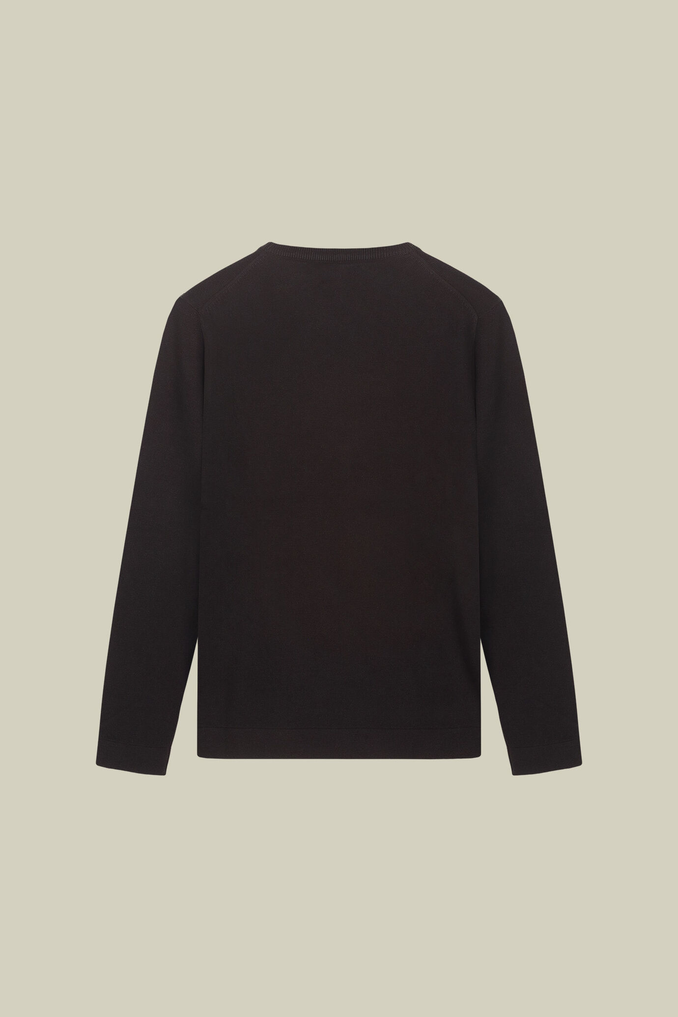 Men&rsquo;s Round Neck jumper with side slits regular fit image number 5