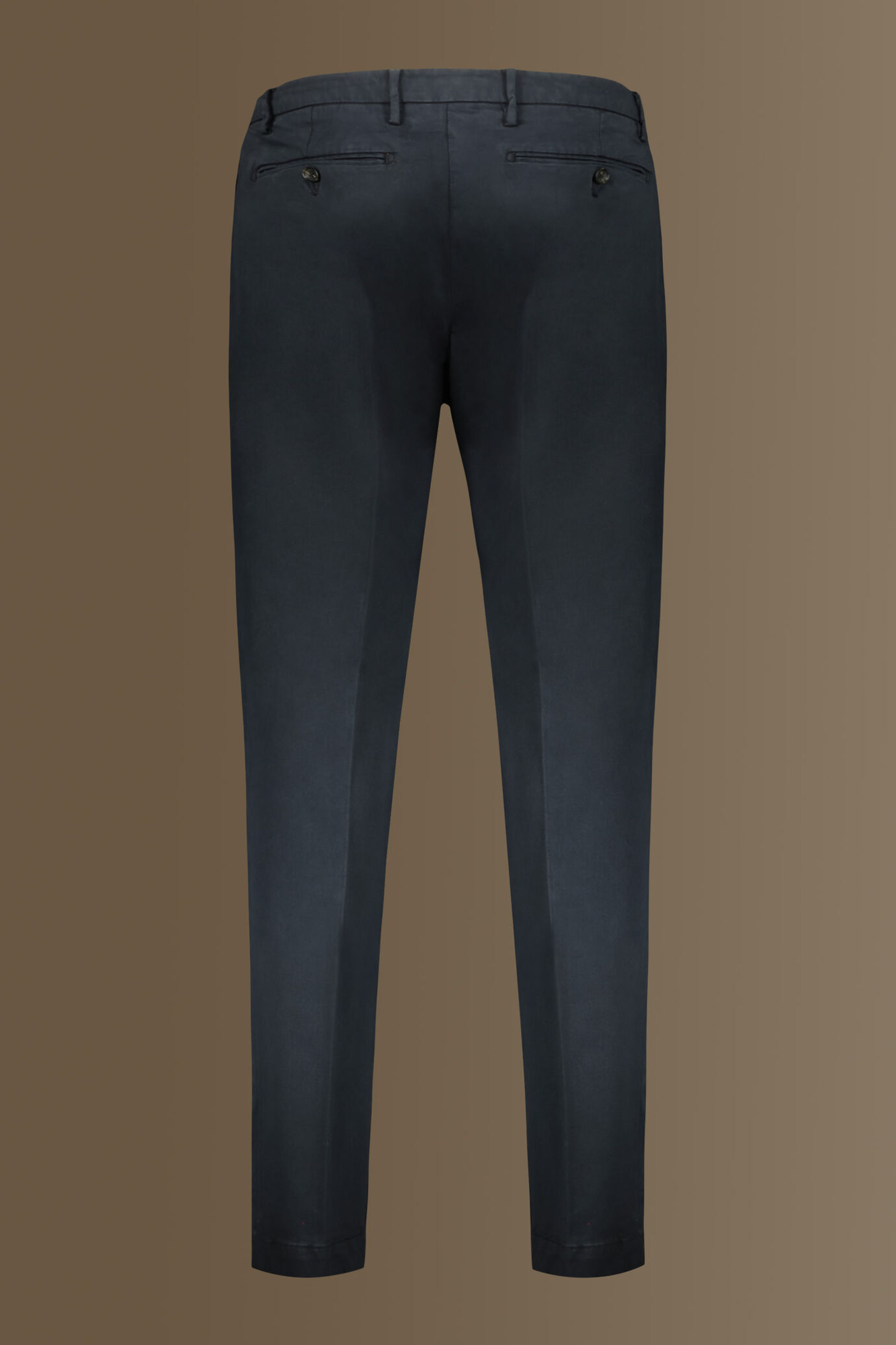 Pantalone chino con pinces singola tessuto in raso elasticizzato image number 5