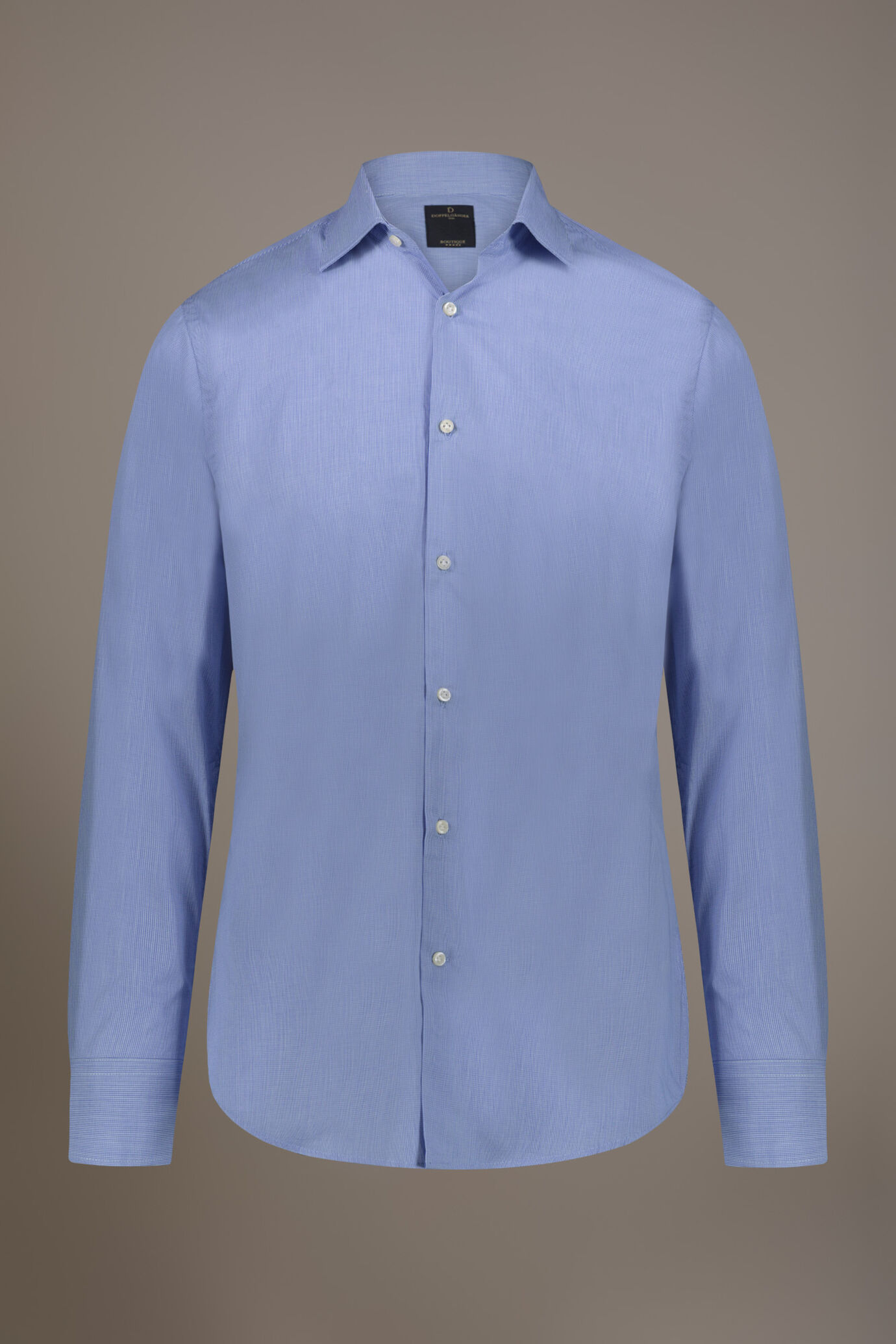 Chemise classique col français fit classique en vichy image number 3