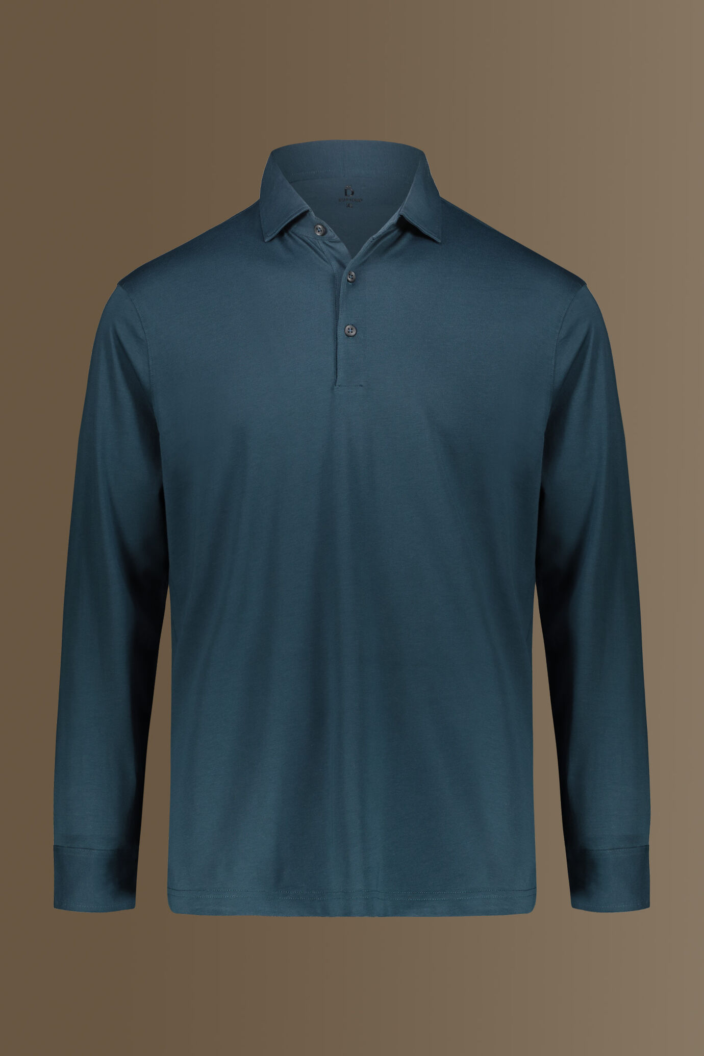 Long sleeves polo 100% pure supima cotton image number 3