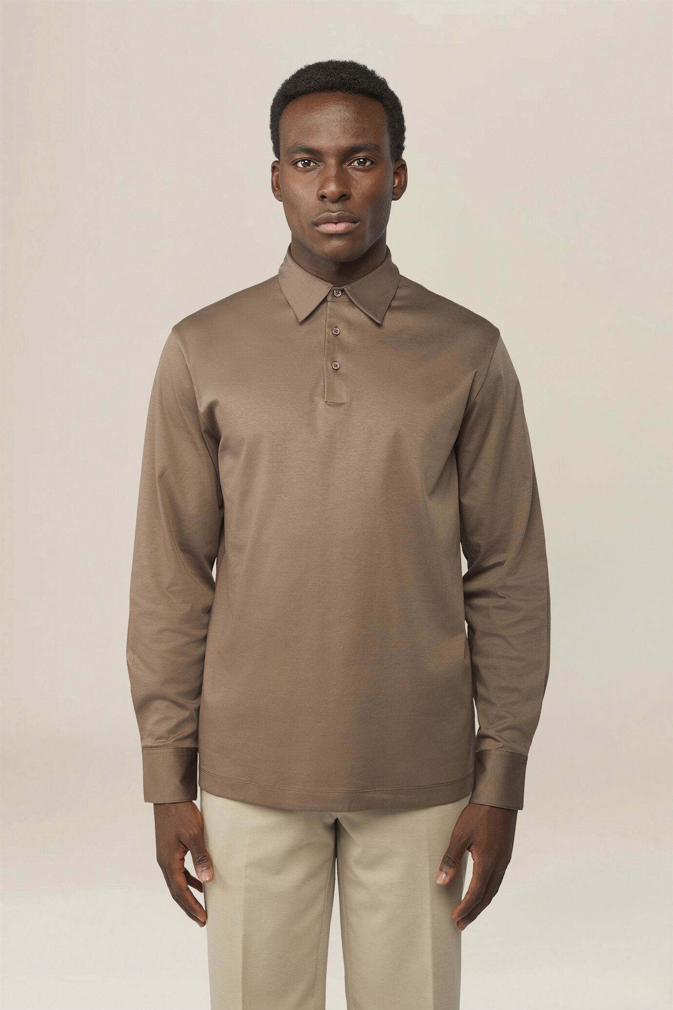 Men's polo shirt in 100% cotton, regular fit image number 0