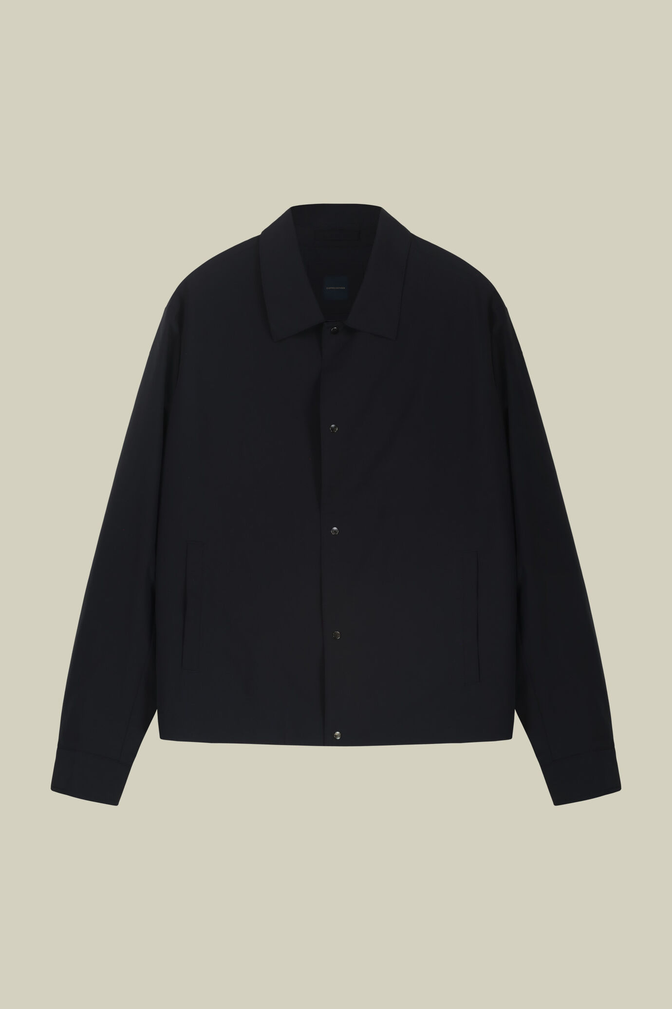 Men's nylon jacket with button fastening image number 4