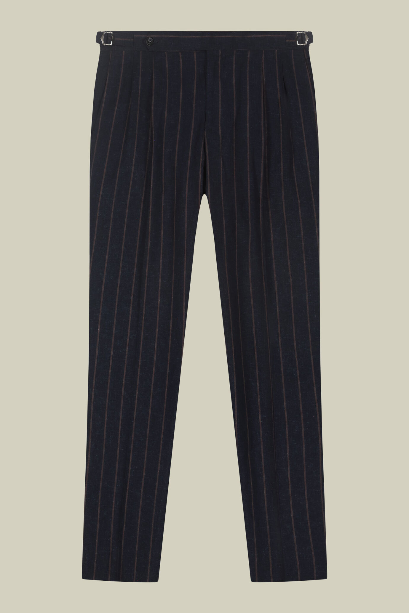 Pantalone uomo gessato regular fit